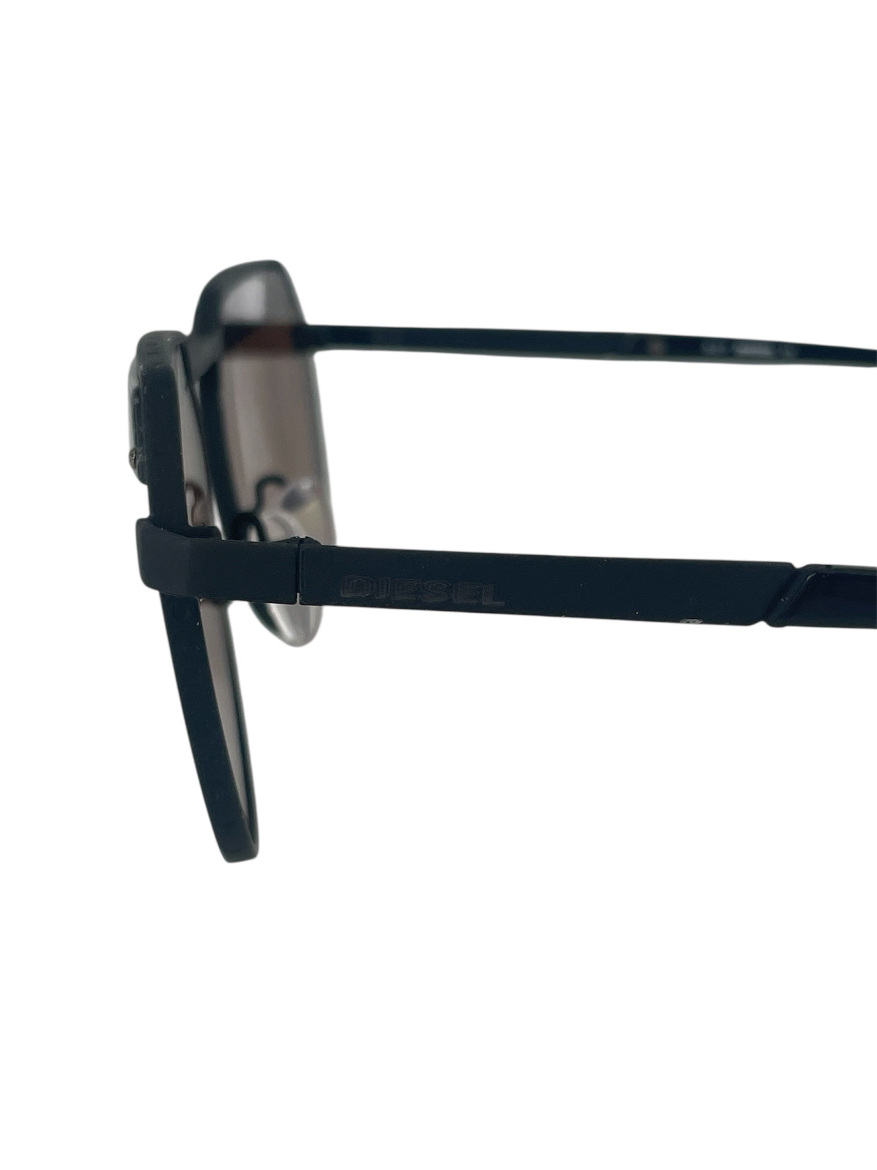 DIESEL/Sunglasses/Celluloid/BLK/Wellington/REFLECTIVE GREEN view 4