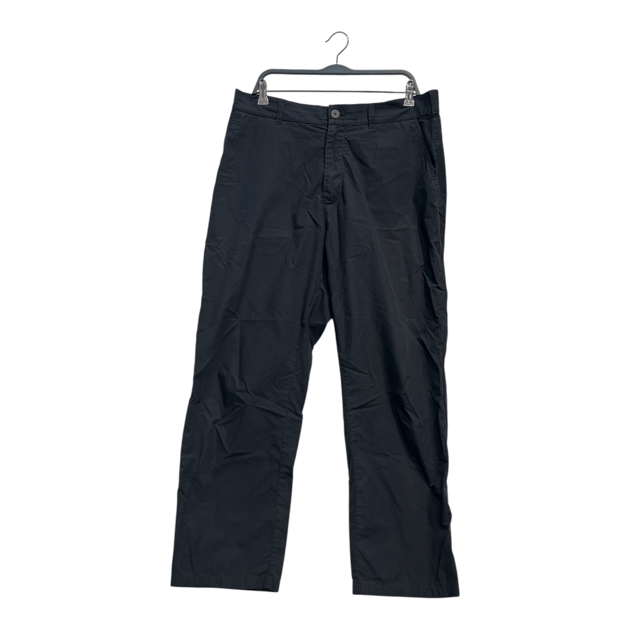 STUDIO NICHOLSON/Pants/XL/Cotton/BLK/wide leg view 1