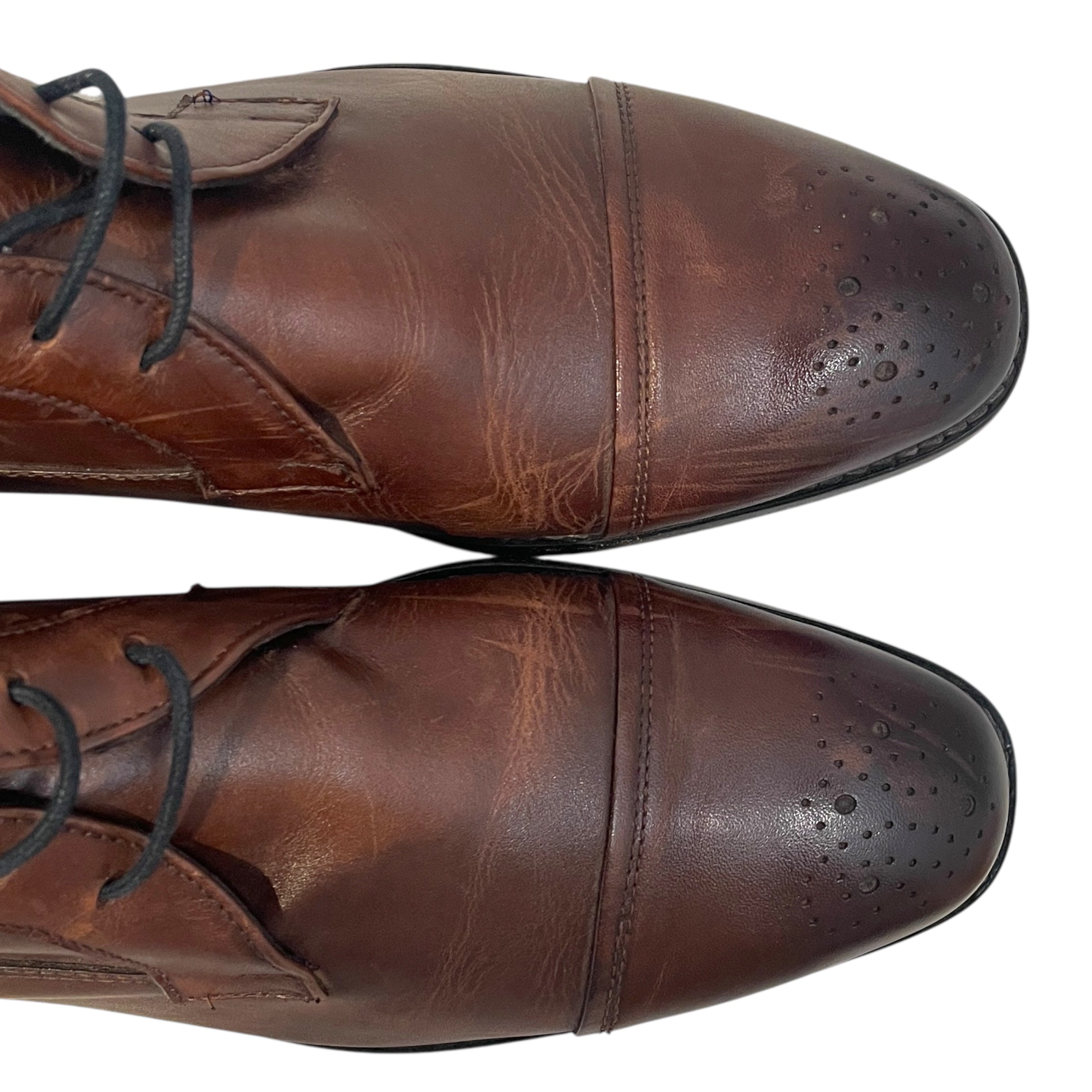 J.L Rocha/Loafers/US 11.5/Leather/BRW/ view 4