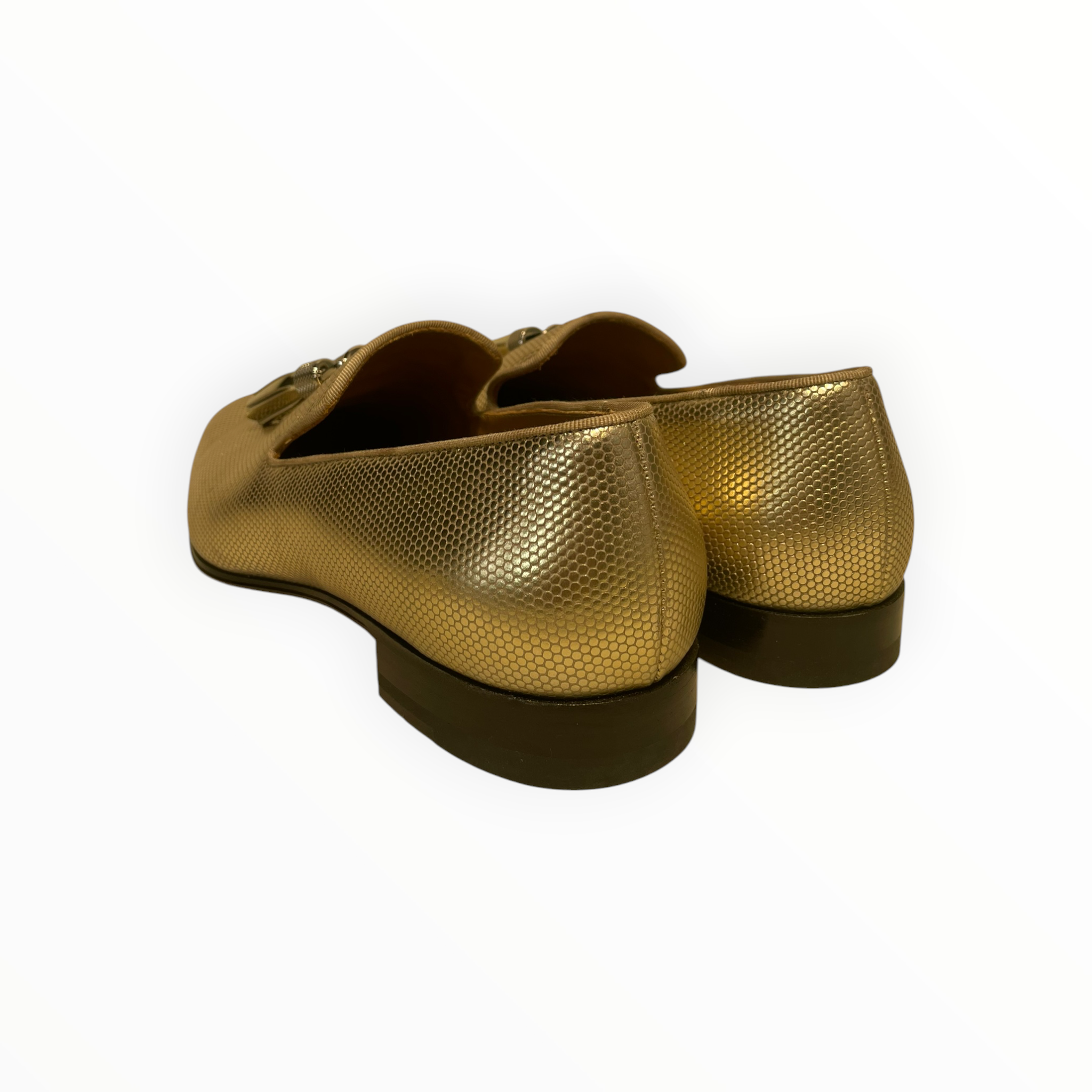 Christian Louboutin/Loafers/EU 40.5/Leather/GLD/ view 2