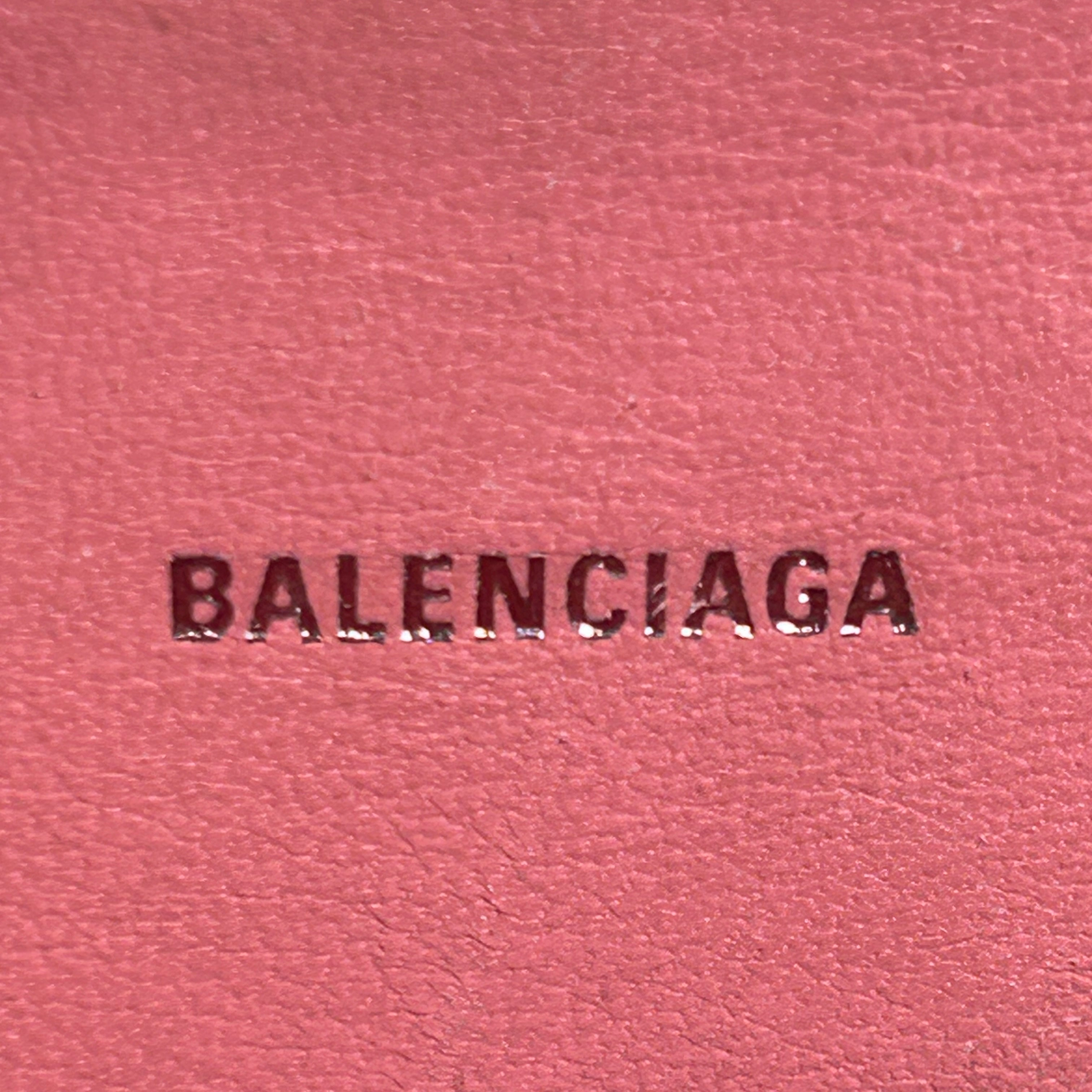 BALENCIAGA/Hand Bag/Leather/PNK/HOURGLASS RHINESTONE view 5