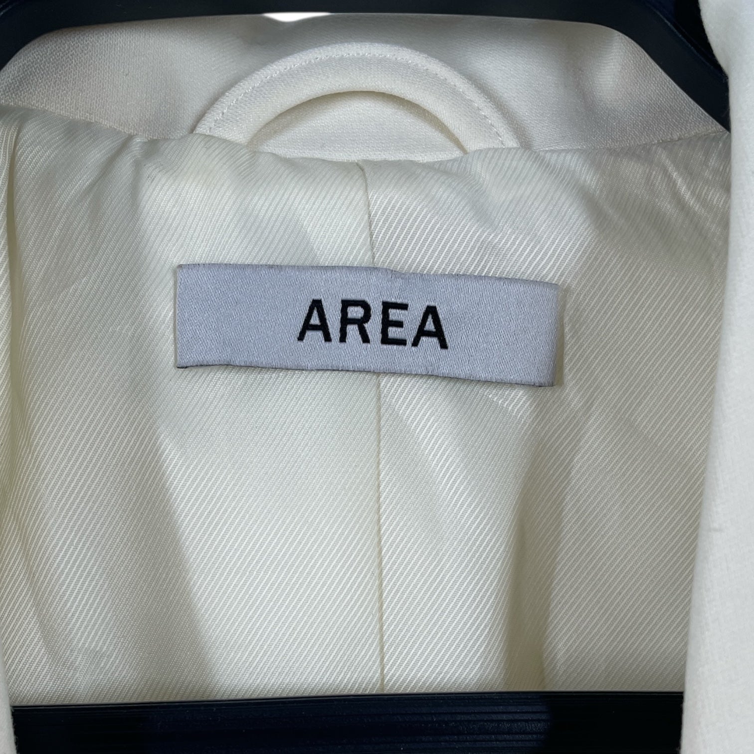AREA/3|4S Dress/M/Polyester/WHT/crystal waist view 3