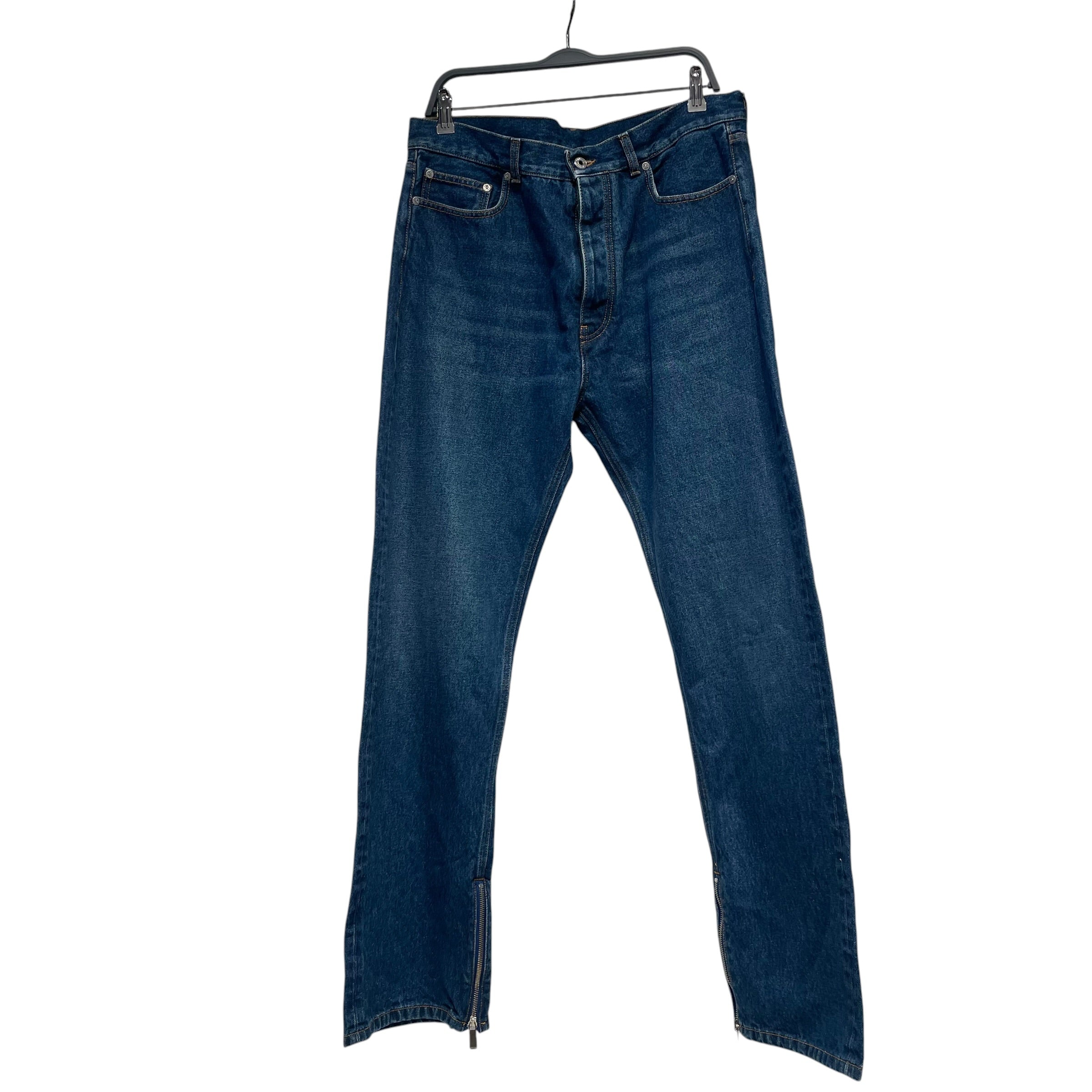 OFF-WHITE/Pants/33/Denim/IDG/SKATE JEAN ZIPPER DETAL view 1