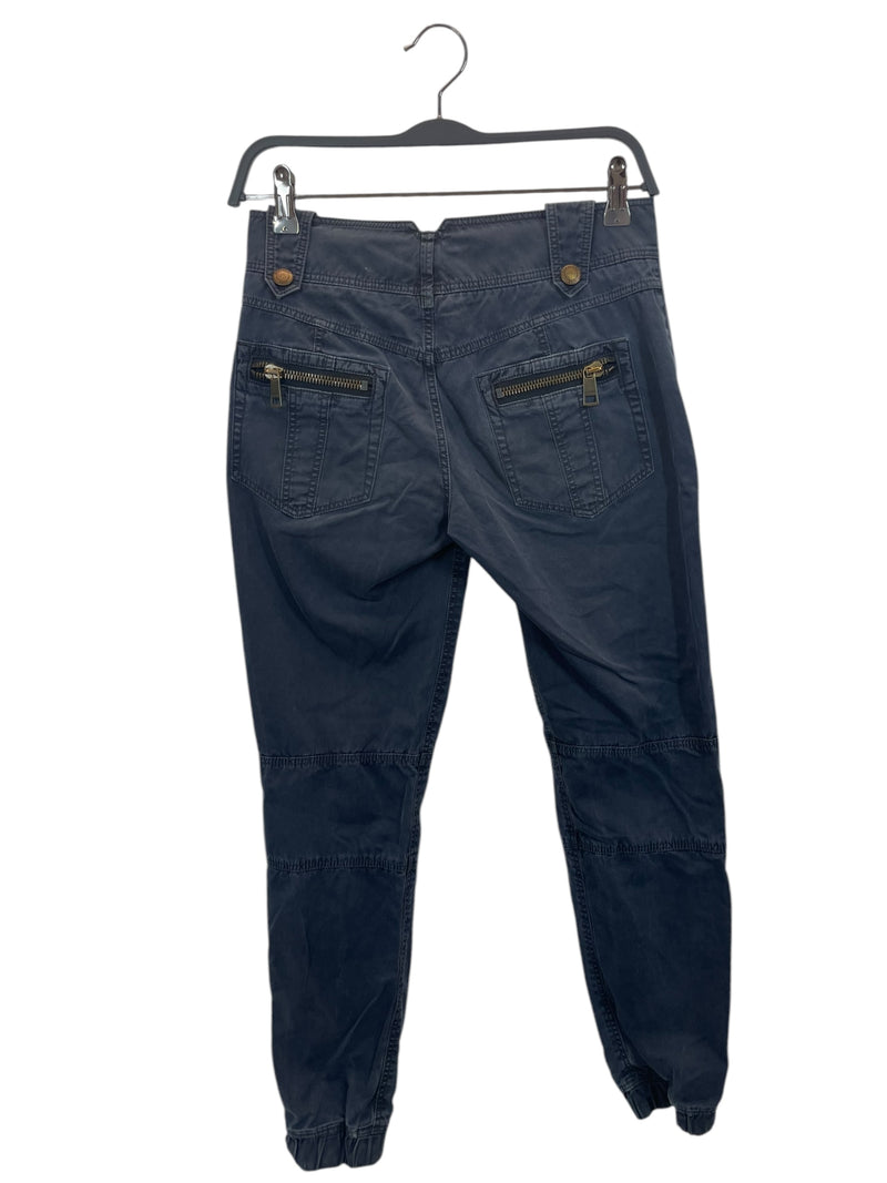BURBERRY BRIT/Cargo Pants/4/Cotton/NVY/Button Fly/3736899