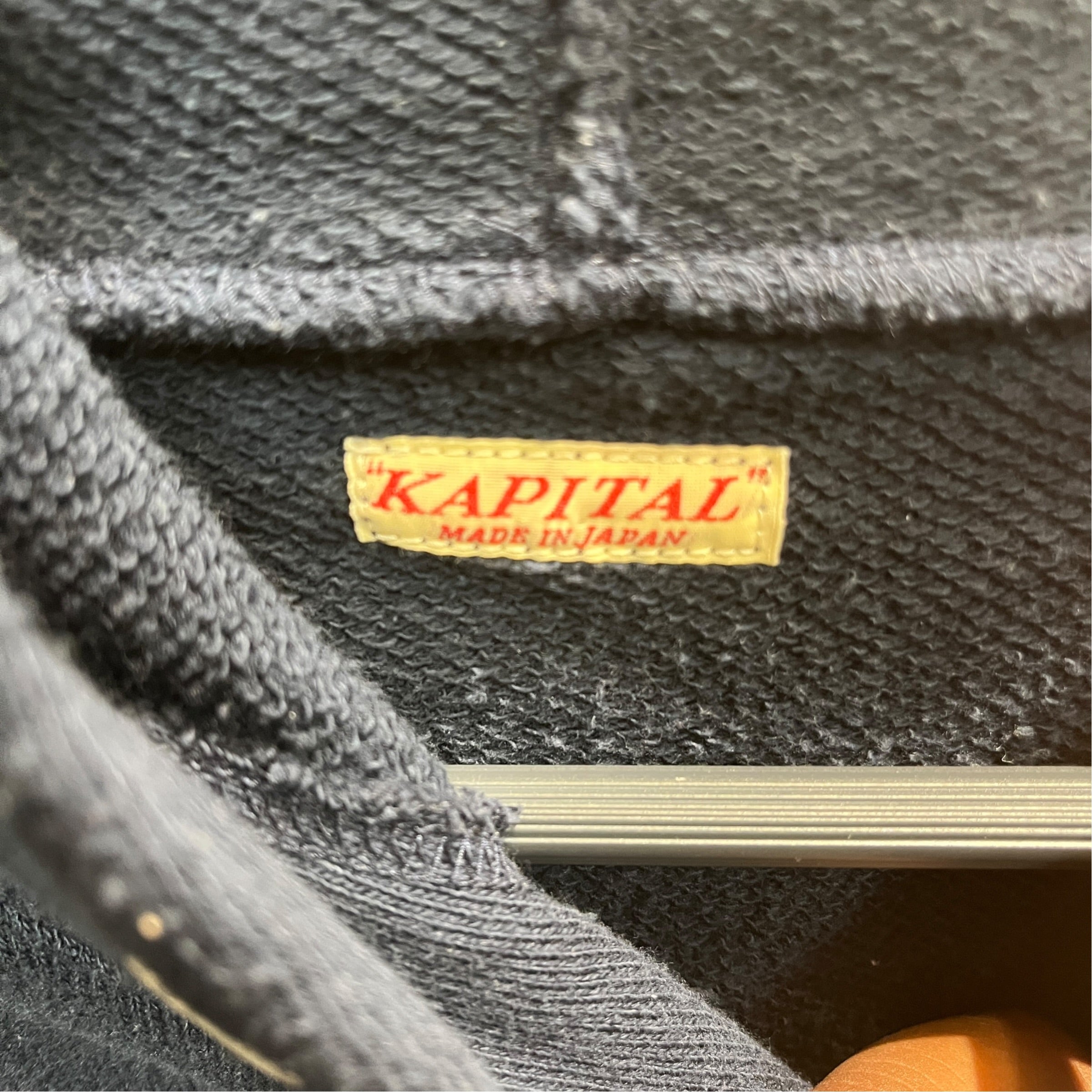 KAPITAL/Hoodie/L/Cotton/NVY/Marionette Hoodie view 3