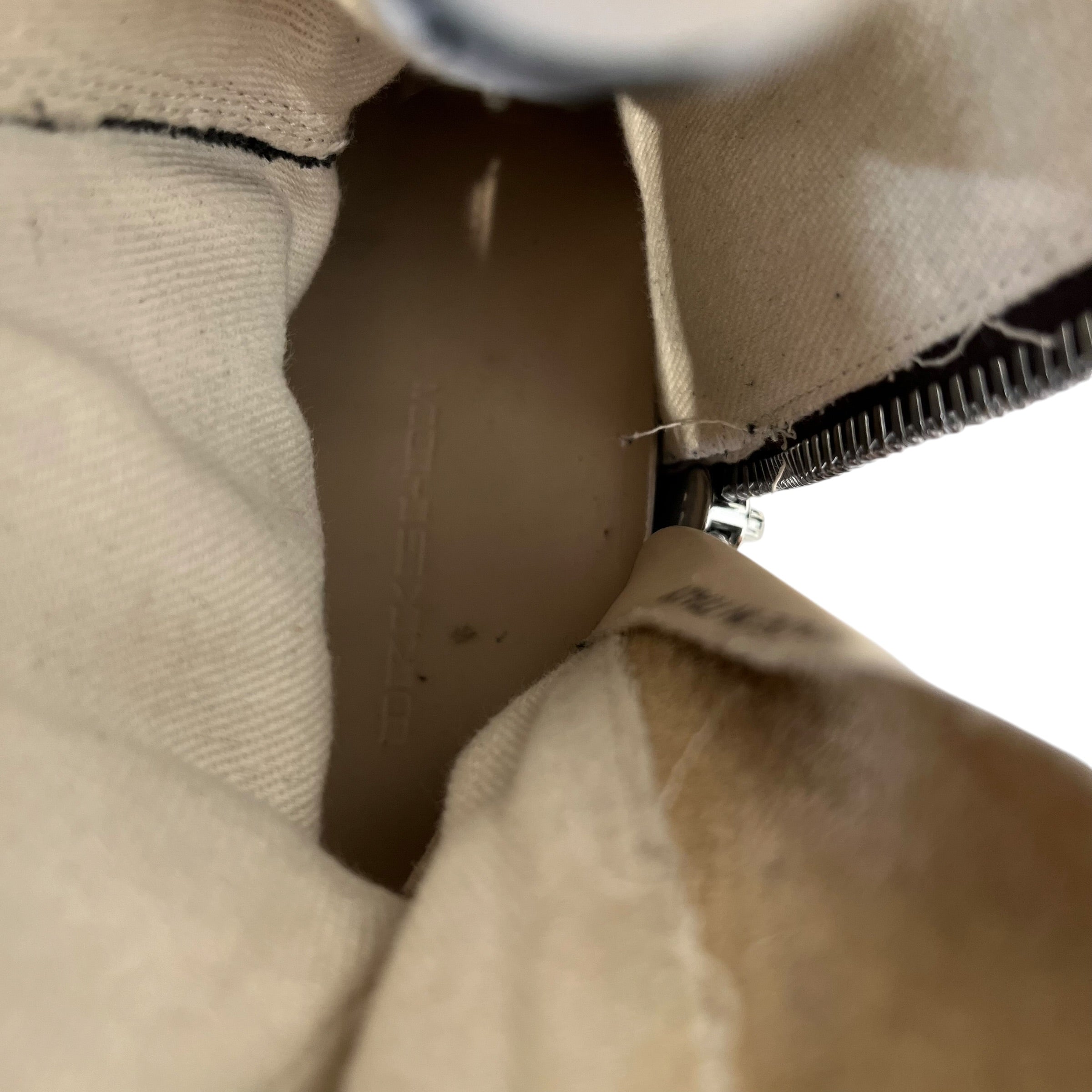 RICK OWENS DRKSHDW/Hi-Sneakers/US 11/Cotton/BLK/Abstract Sneaker view 3