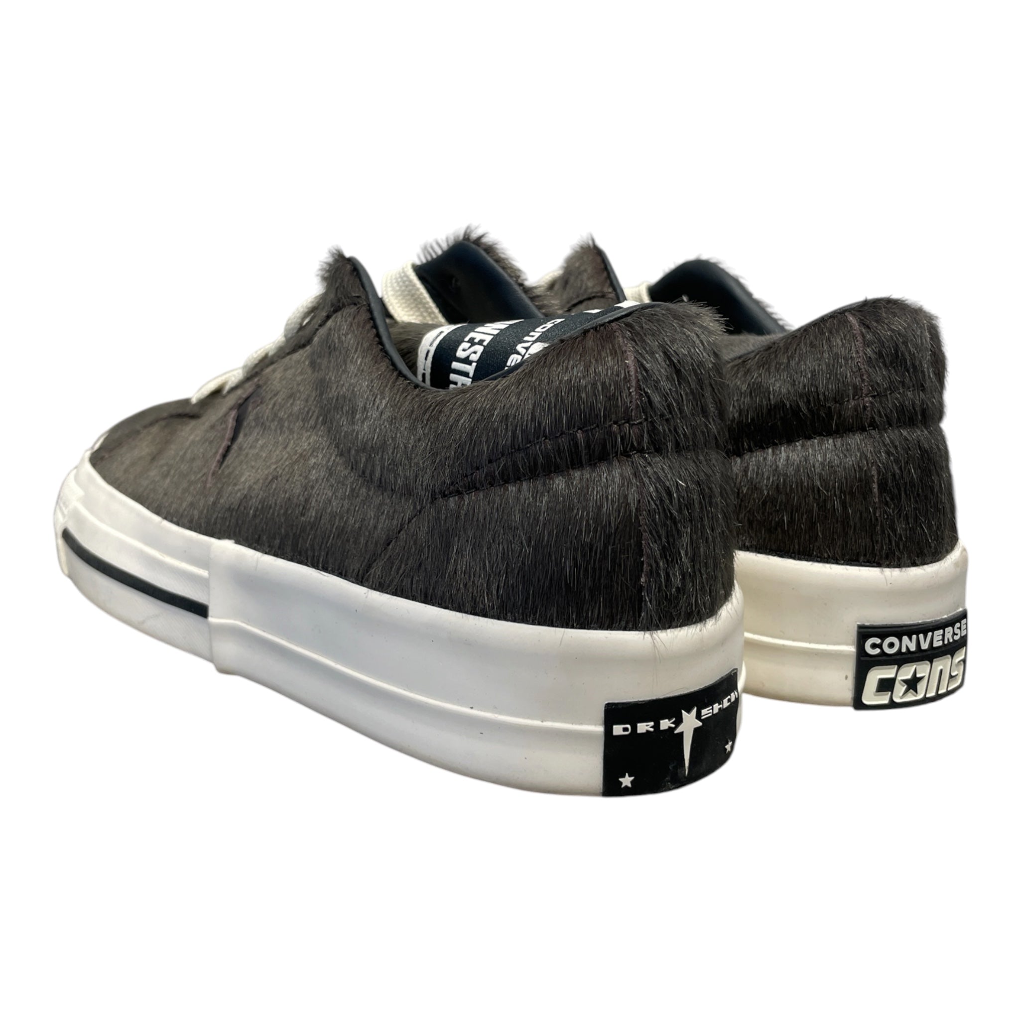 CONVERSE/RICK OWENS DRKSHDW/Low-Sneakers/US 8/Mohair/BRW/onstr view 2