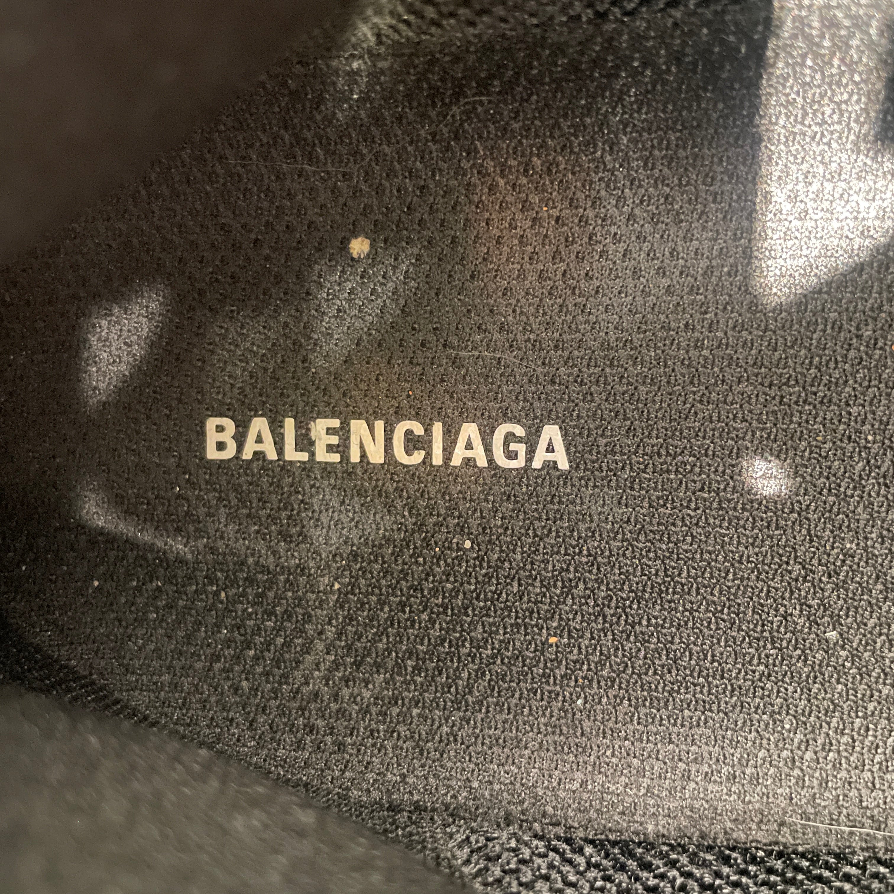 BALENCIAGA/Low-Sneakers/US 11/Leather/BLK/ view 3