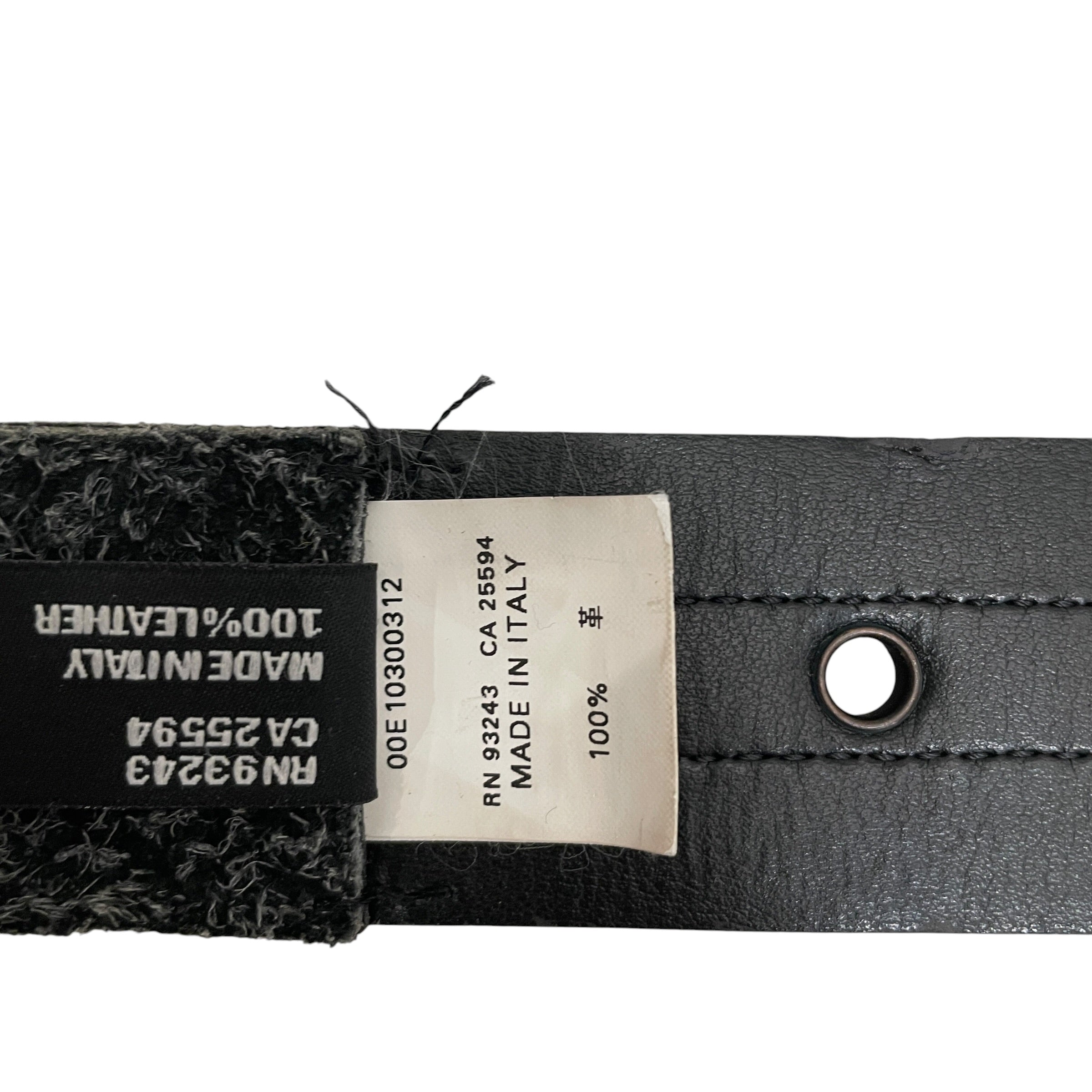 DIESEL/Belt/Suede/BLK/ view 3