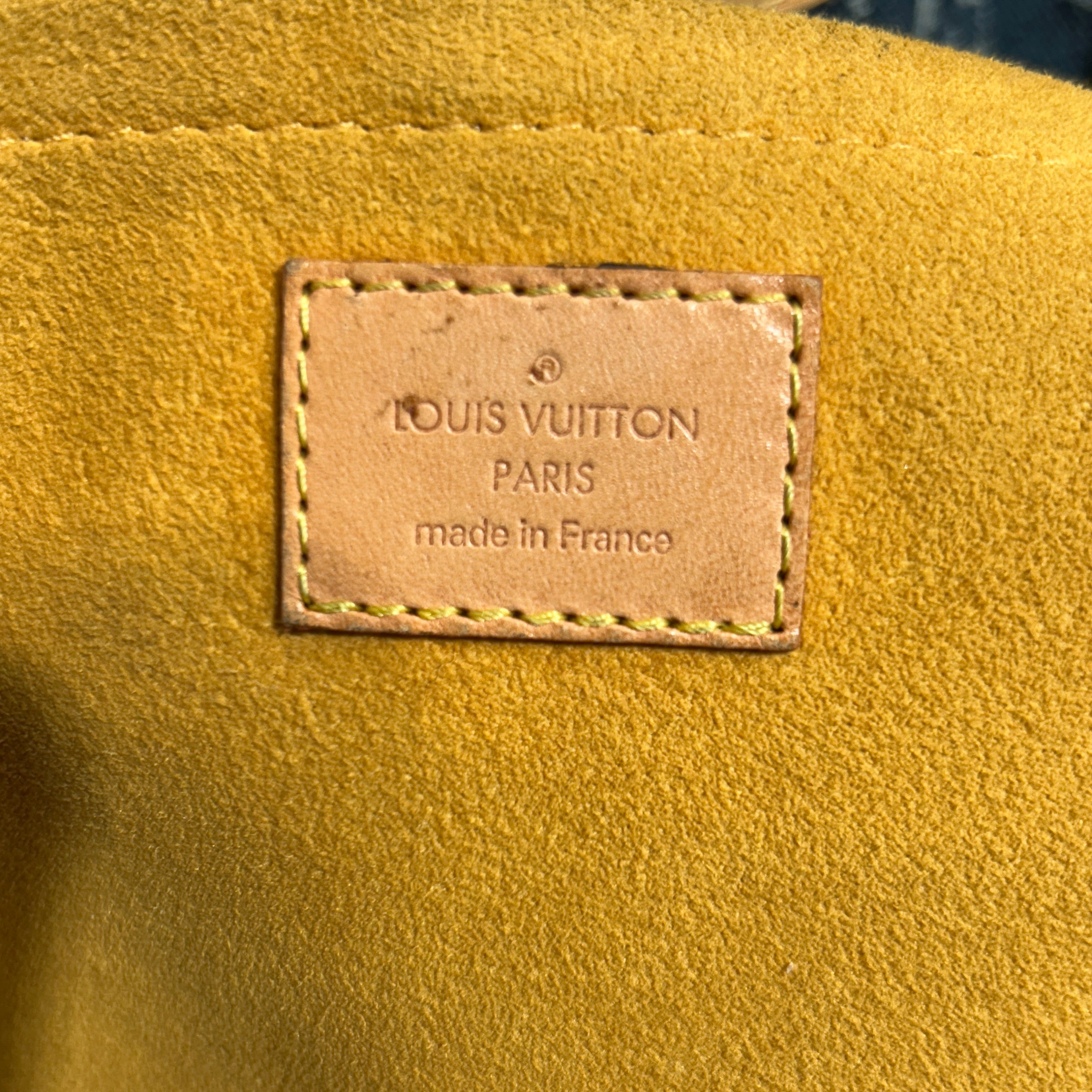 LOUIS VUITTON/Cross Body Bag/Monogram/Denim/NVY/denim cabas raye gm view 6