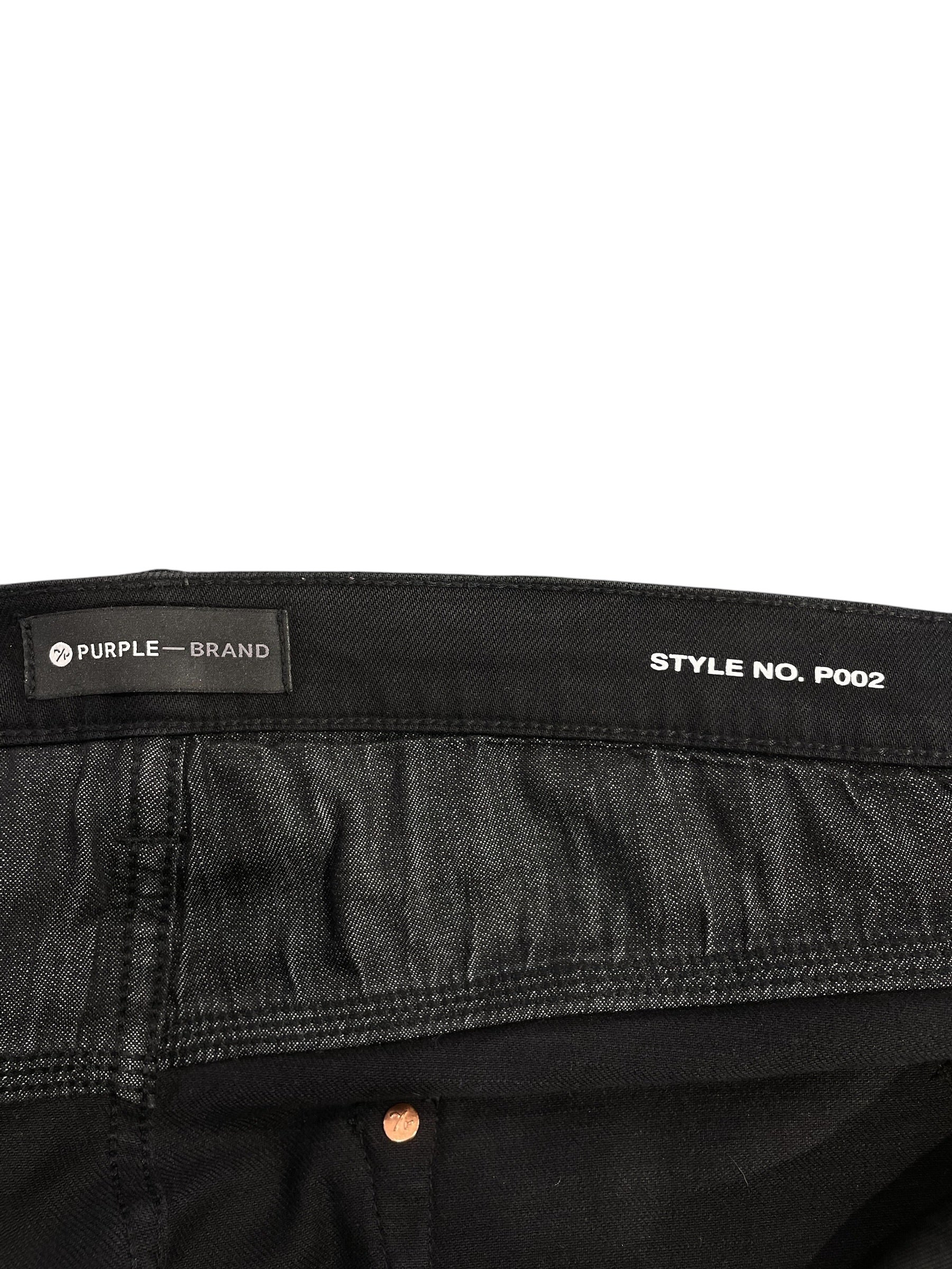 PURPLE BRAND/Skinny Pants/32/Denim/BLK/ZIP ANKLES view 4