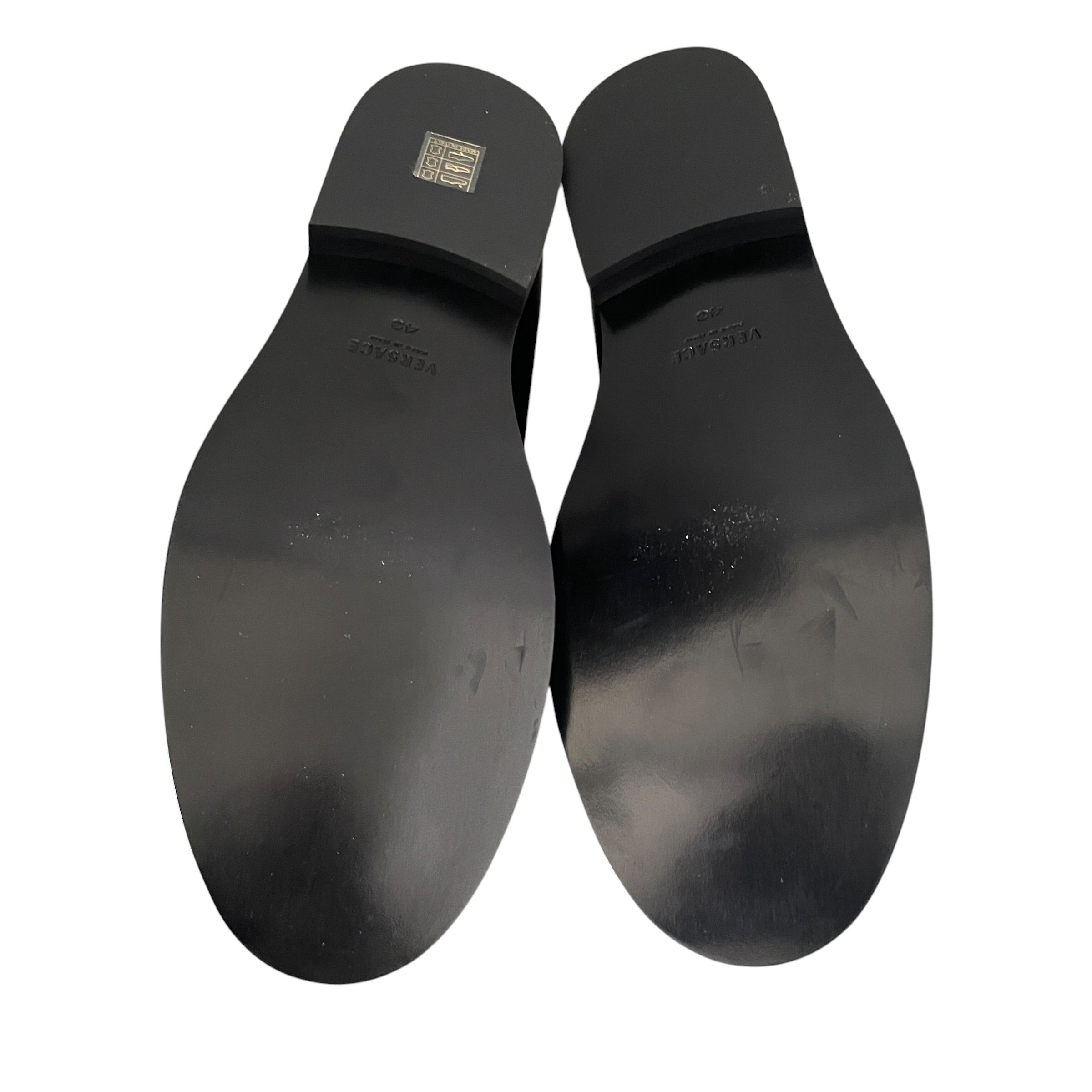 VERSACE/Loafers/EU 43/Leather/BLK/Slip-on/Nero Vitello Black Loafers view 7