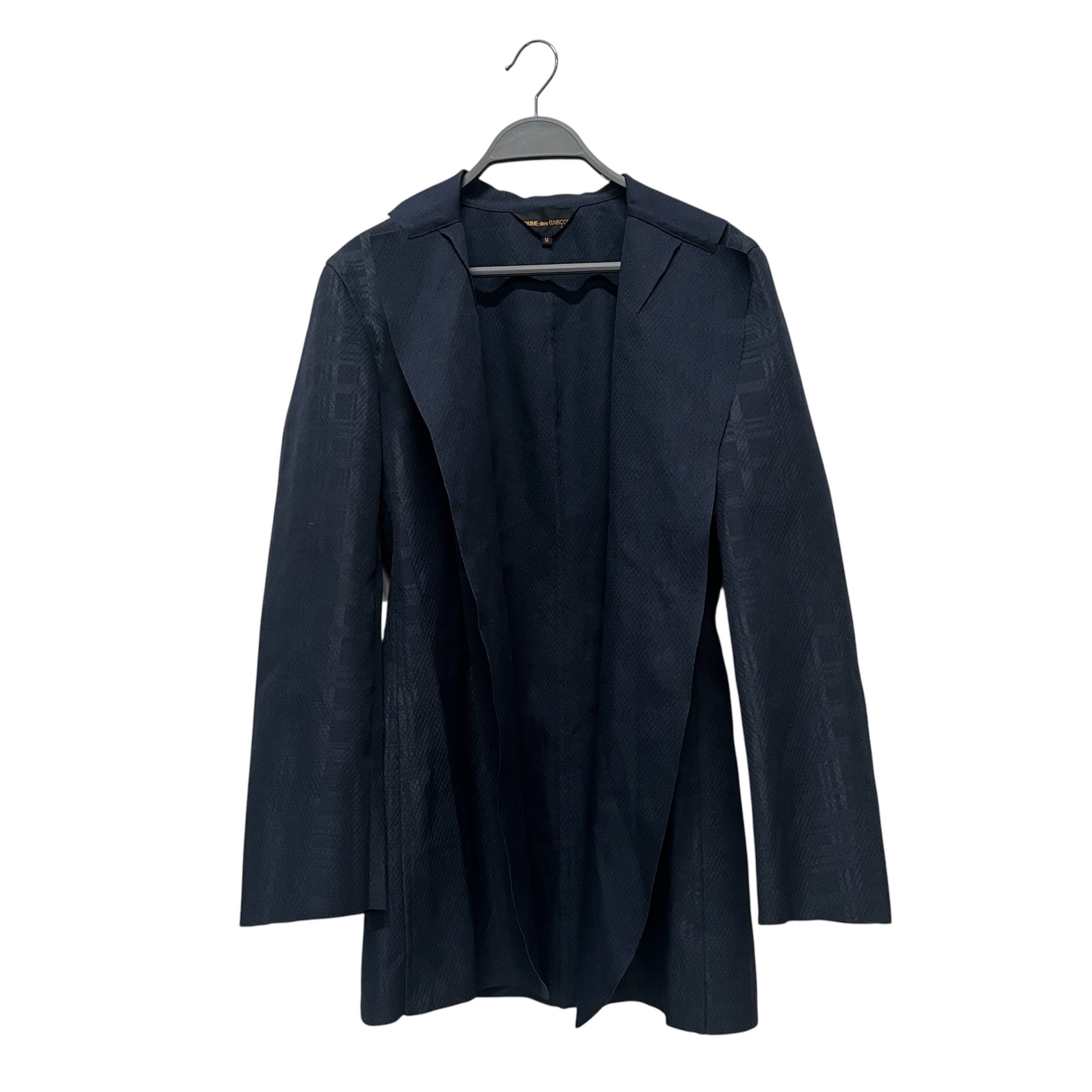 COMME des GARCONS/Tailored Jkt/M/Polyester/NVY/OPEN BLAZER view 1