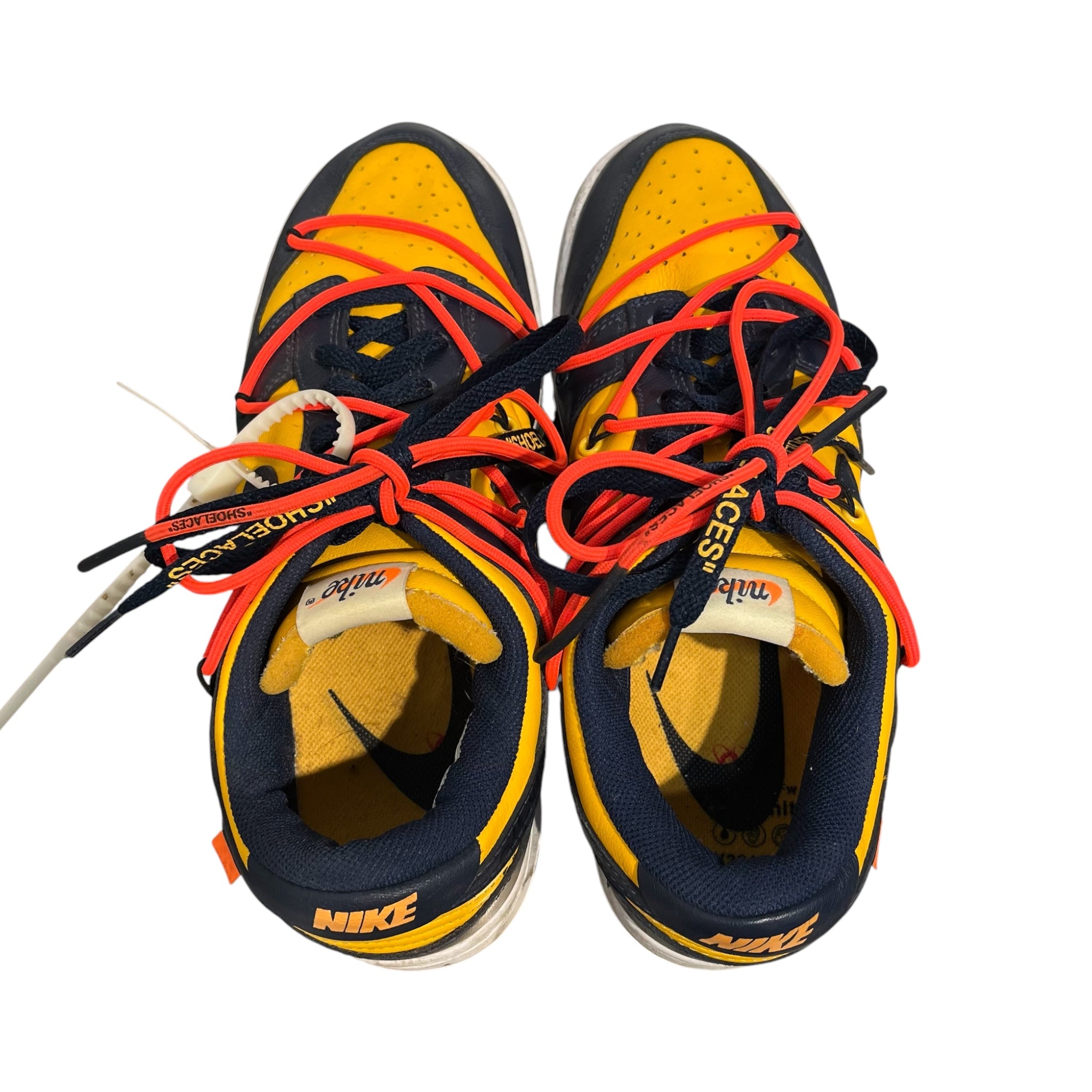 OFF-WHITE/NIKE/Low-Sneakers/US 9/Leather/NVY/nvy ylw  ct0856-700 view 6