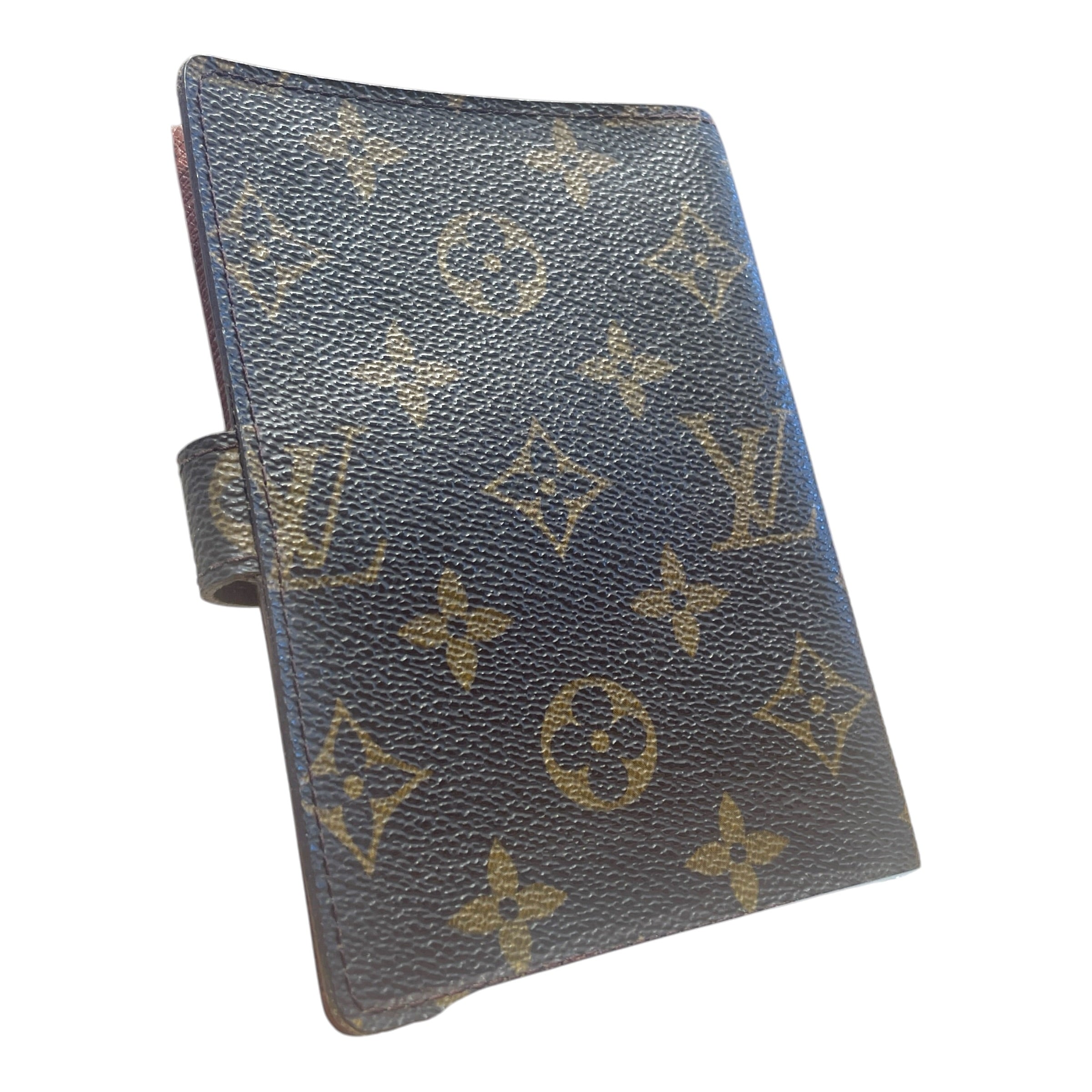 LOUIS VUITTON/Pass Case/Monogram/Leather/BRW/L's/Agenda Cover view 2