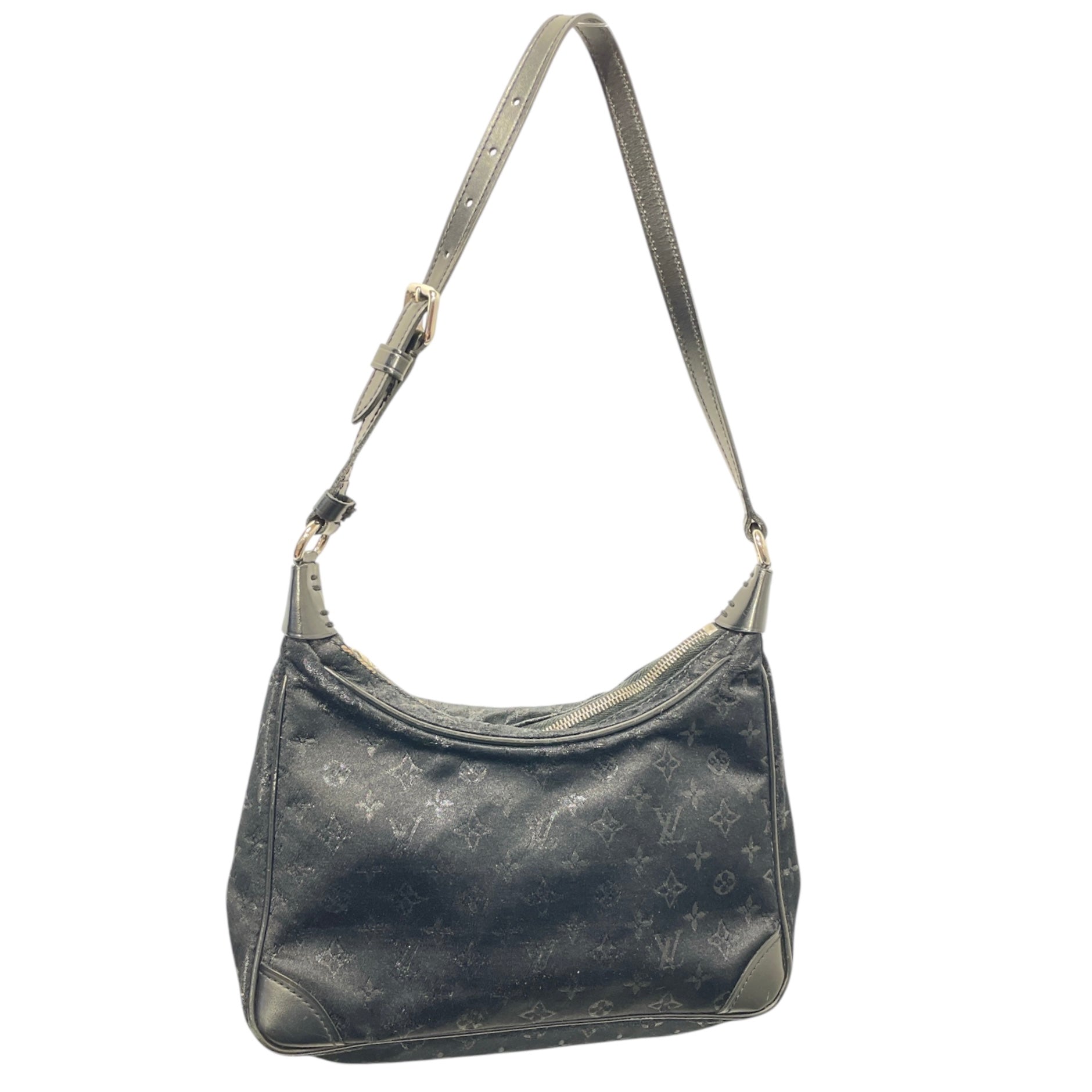 LOUIS VUITTON/Bag/Monogram/BLK/2001 MINI LITTLE BOULOGNE view 2
