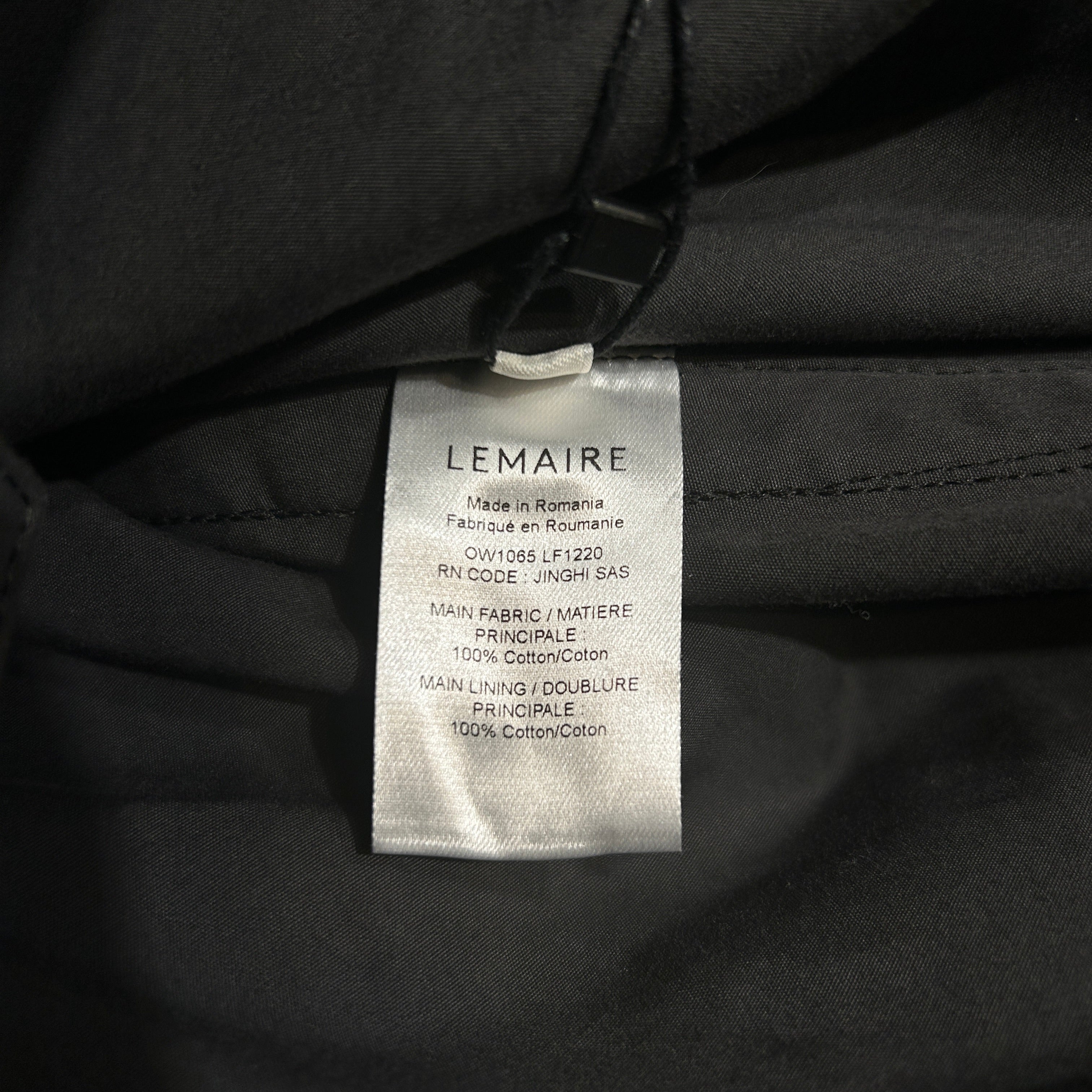 LEMAIRE/Jacket/42/Cotton/GRY/Double Layer Blouson Jacket view 3