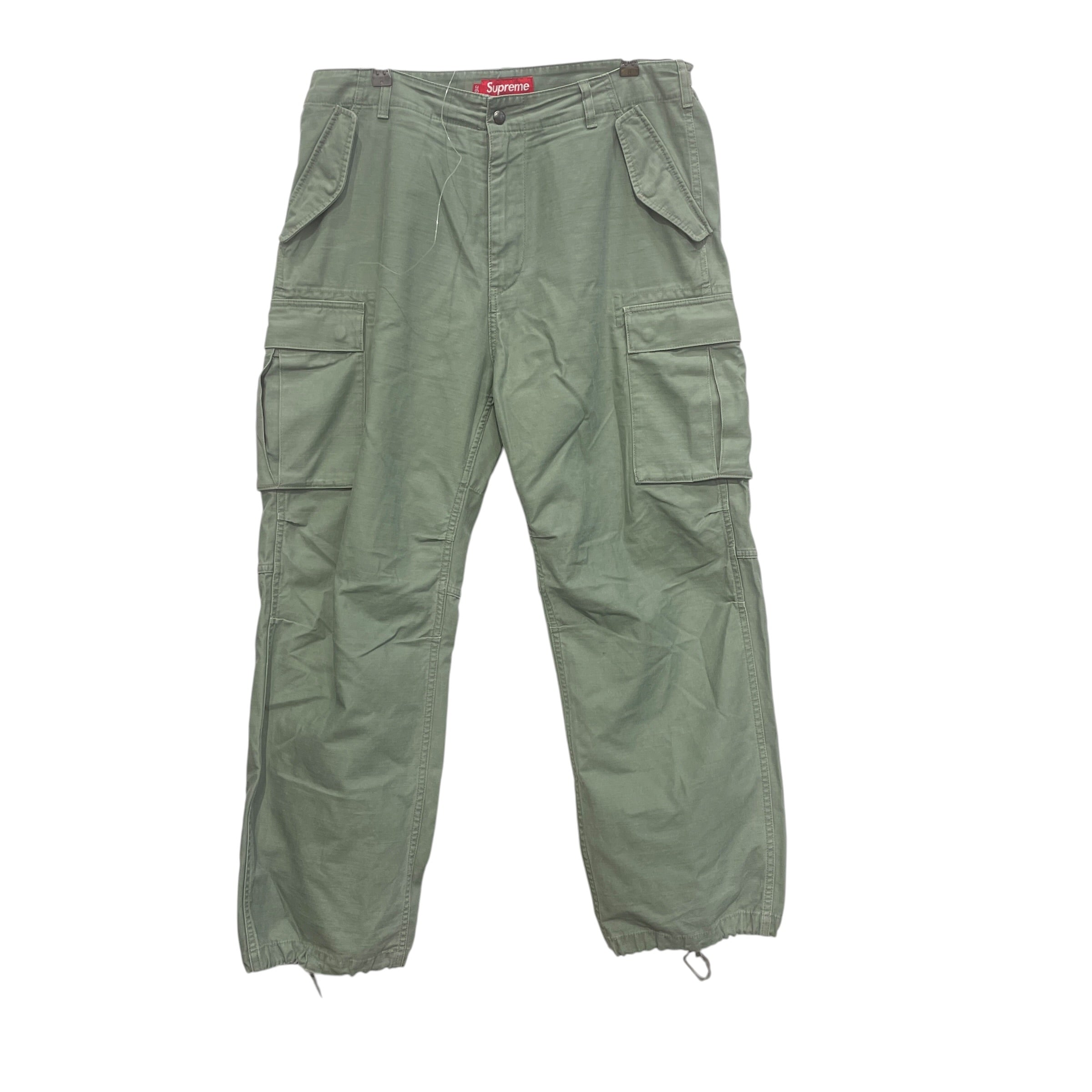 Supreme/Straight Pants/36/Cotton/GRN/GRN CARPENTER SMALL BLK PATCH view 1