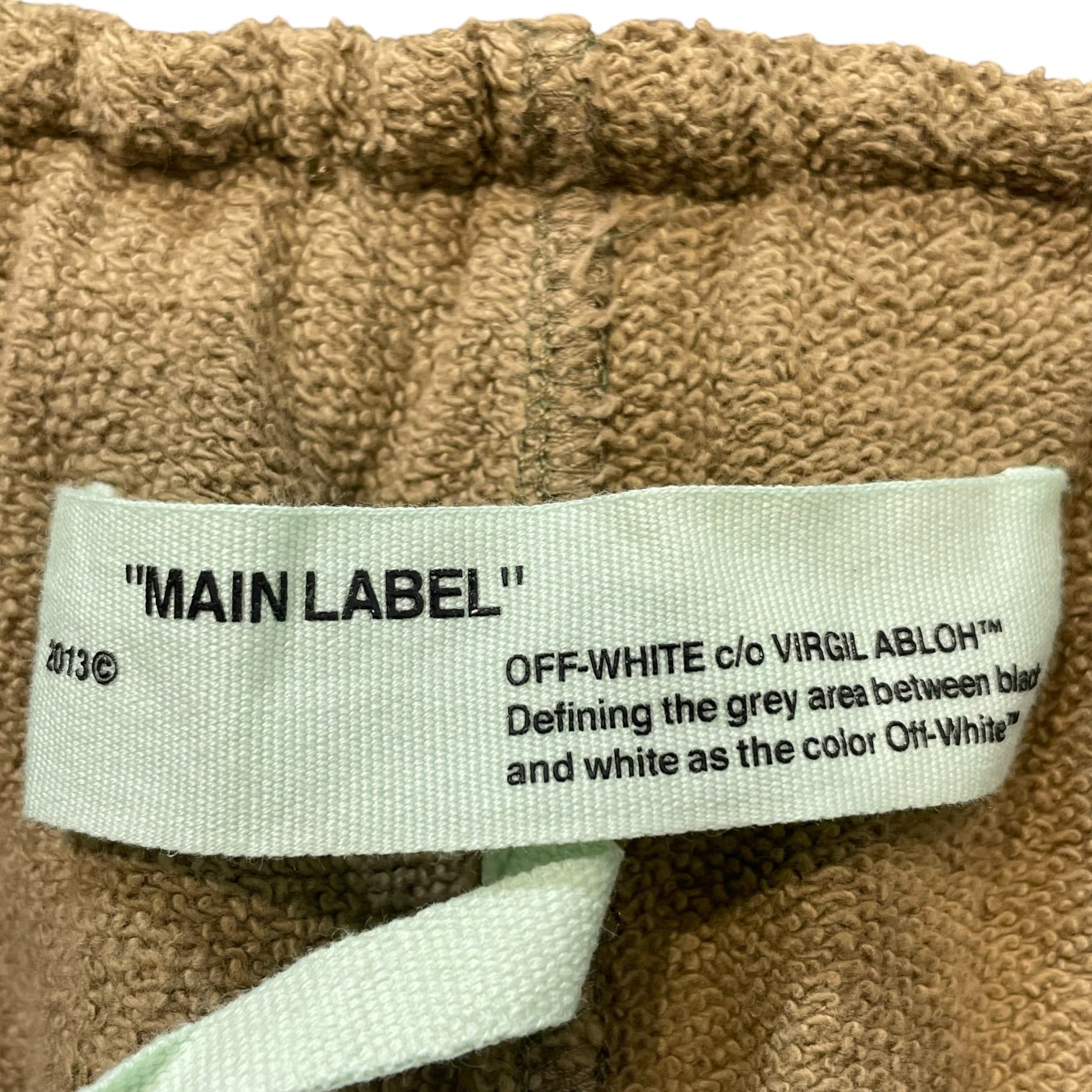OFF-WHITE/Shorts/L/Cotton/GRN/Joggers/Camouflage/'seeing things' sweat shorts view 3