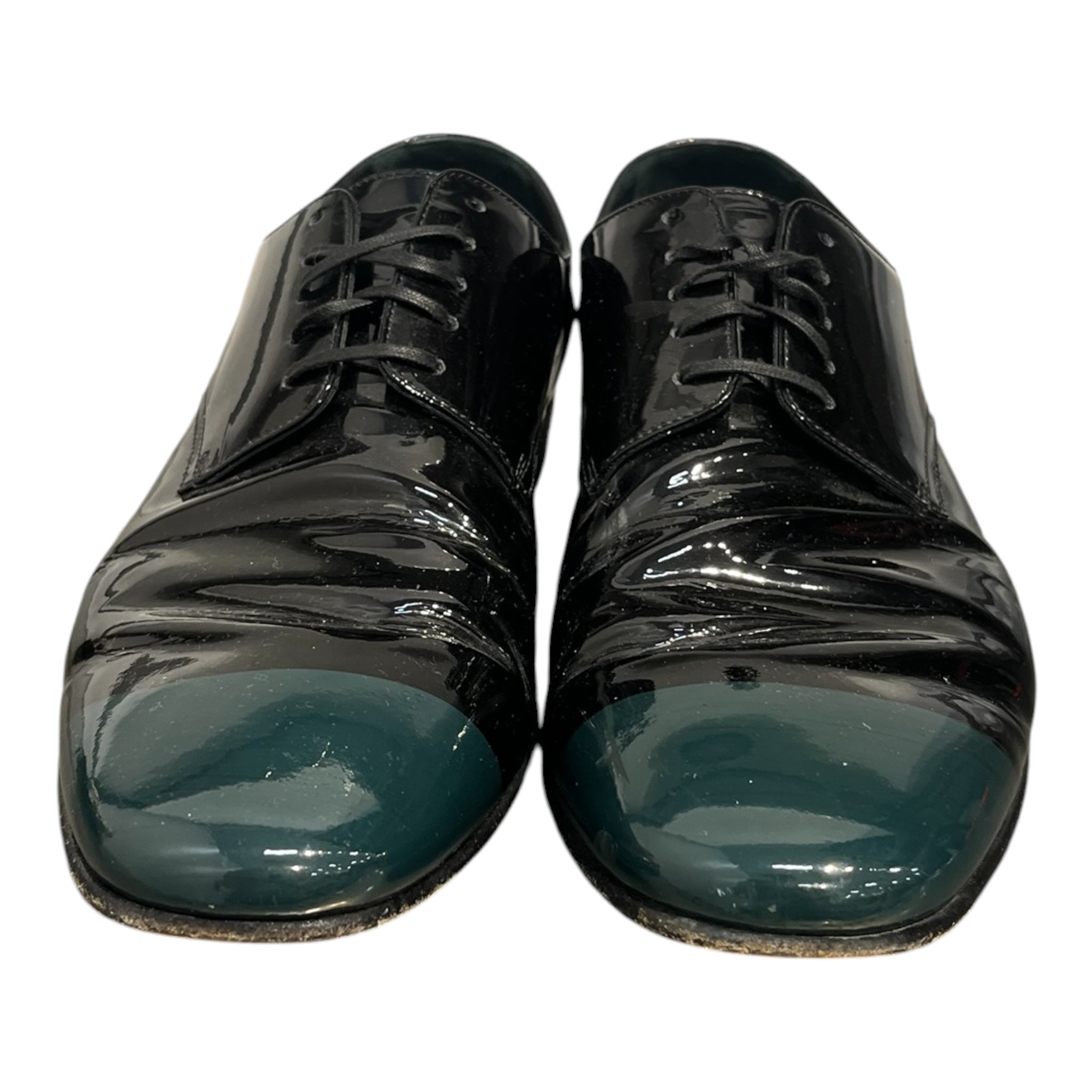 BURBERRY/Dress Shoes/EU 43/BLK/PATENT LEATHER DERBY SHOES view 2