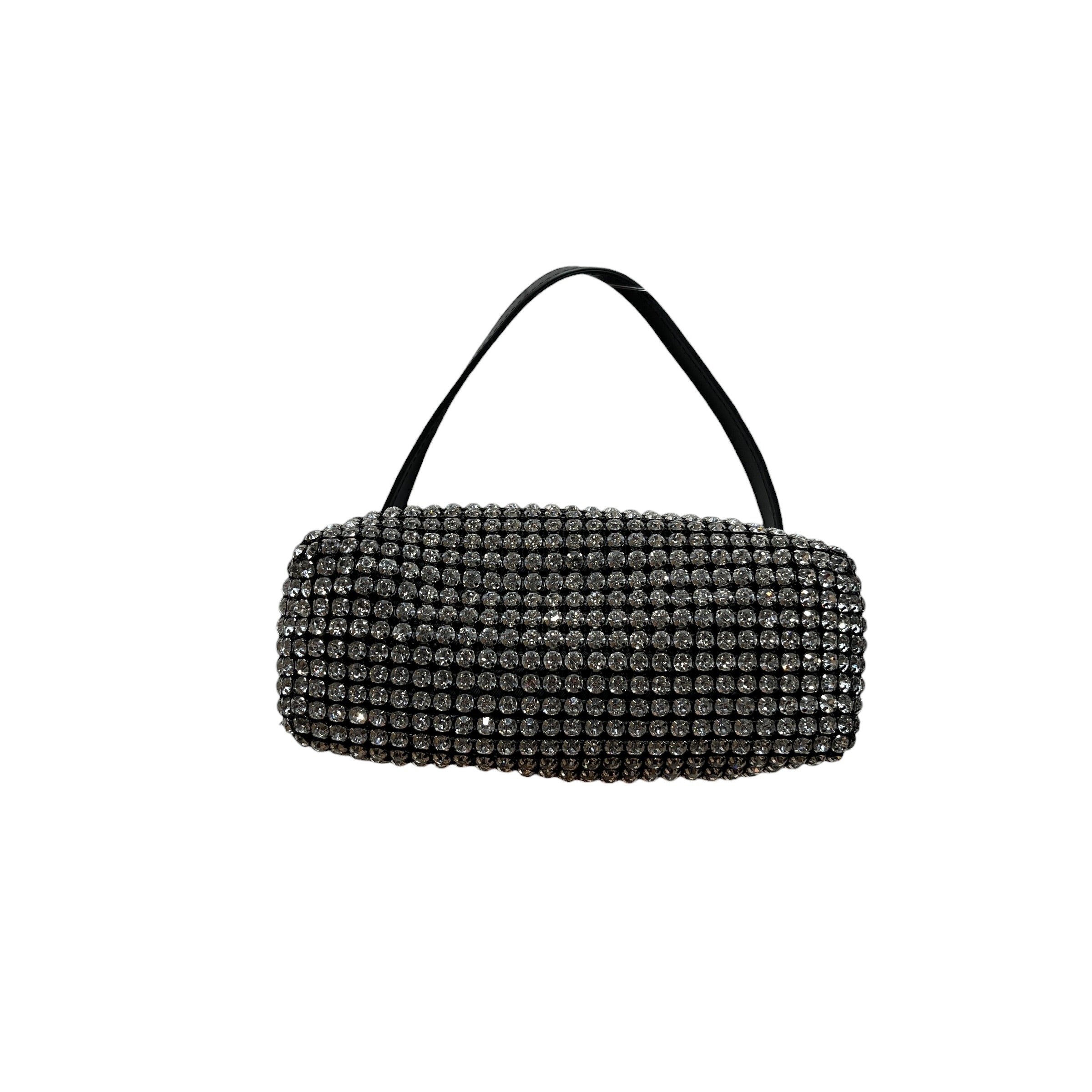 Alexander Wang/Pouch/Leather/SLV/diamond bedazzled pouch view 3