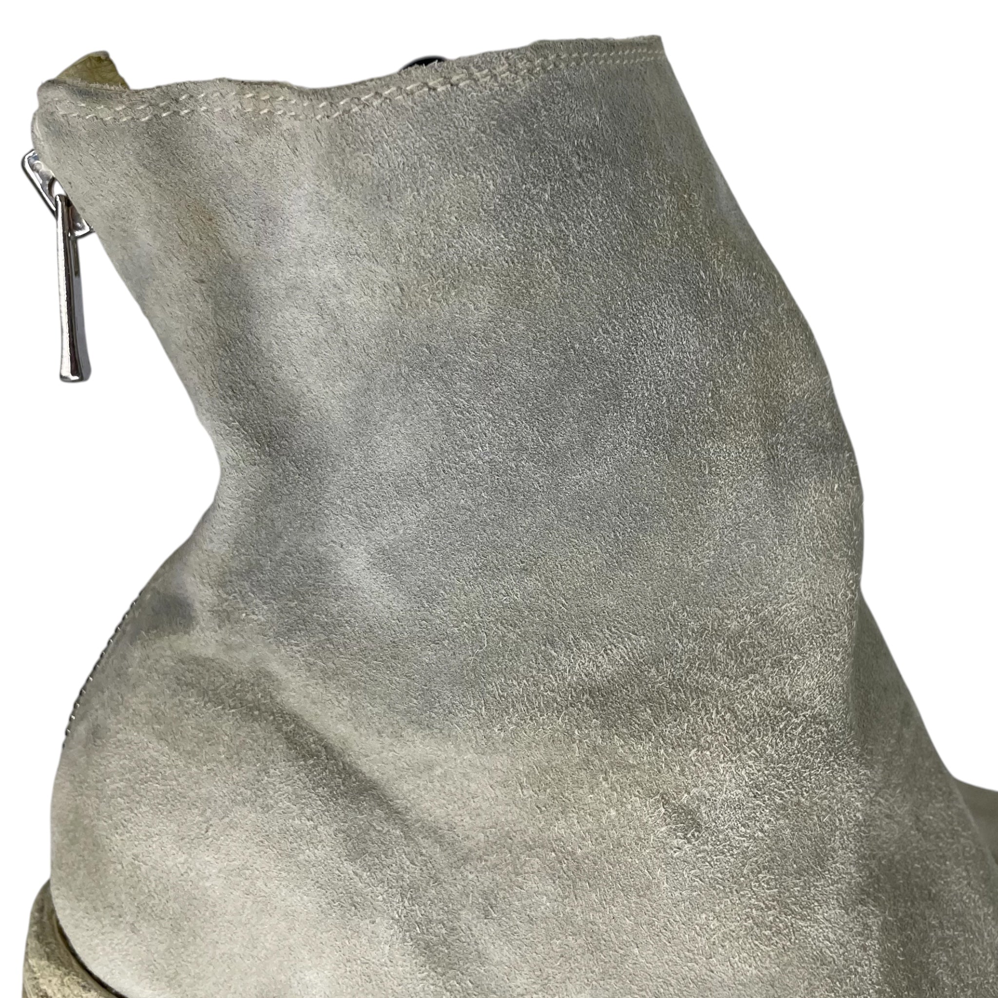 GUIDI/Booties/EU 39/Suede/WHT/PLATFORM HEELED view 10