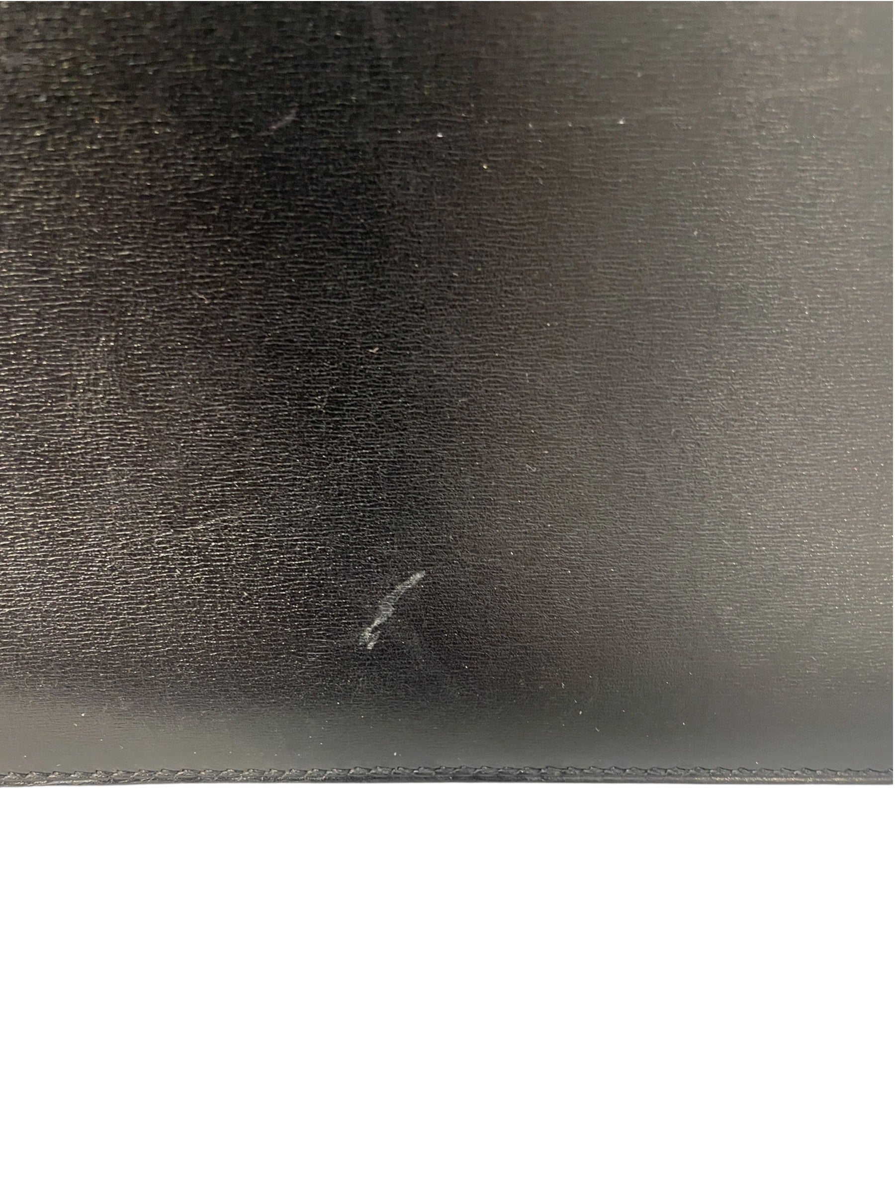 HERMES/Tote Bag/Leather/Black/whitebus tote view 7
