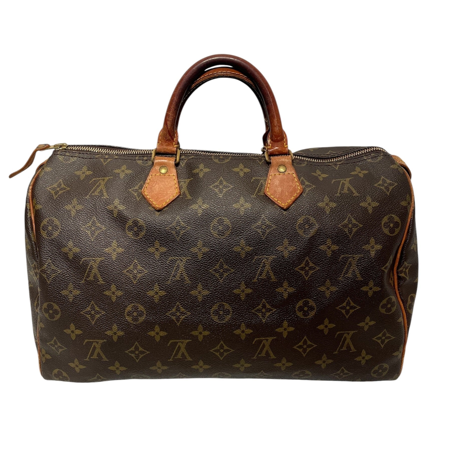 LOUIS VUITTON/Boston Bag/Monogram/Leather/BRW/speedy view 1