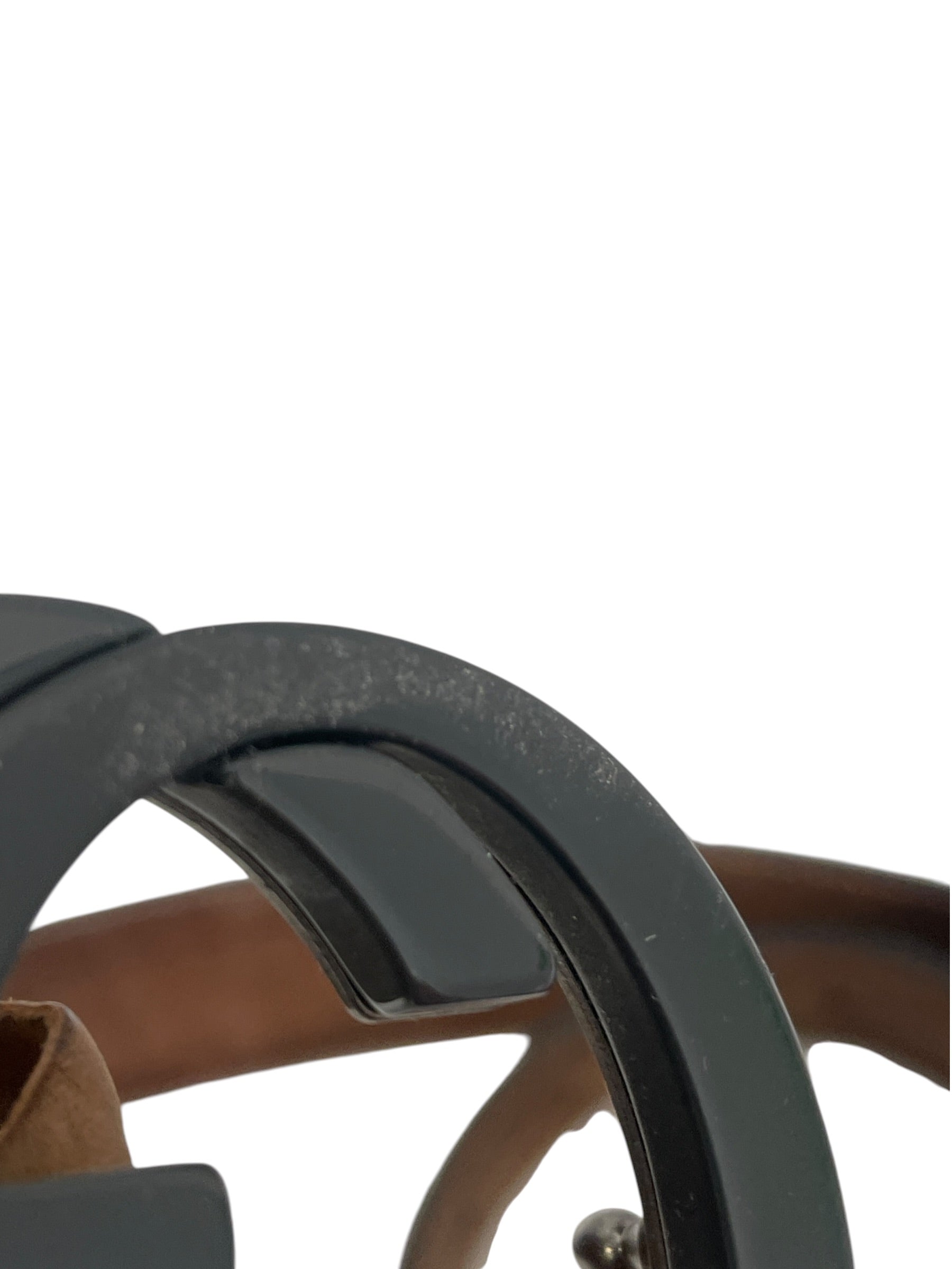 GUCCI/Belt/Monogram/Leather/BLK/M's/GG Imprime Interlocking G view 4