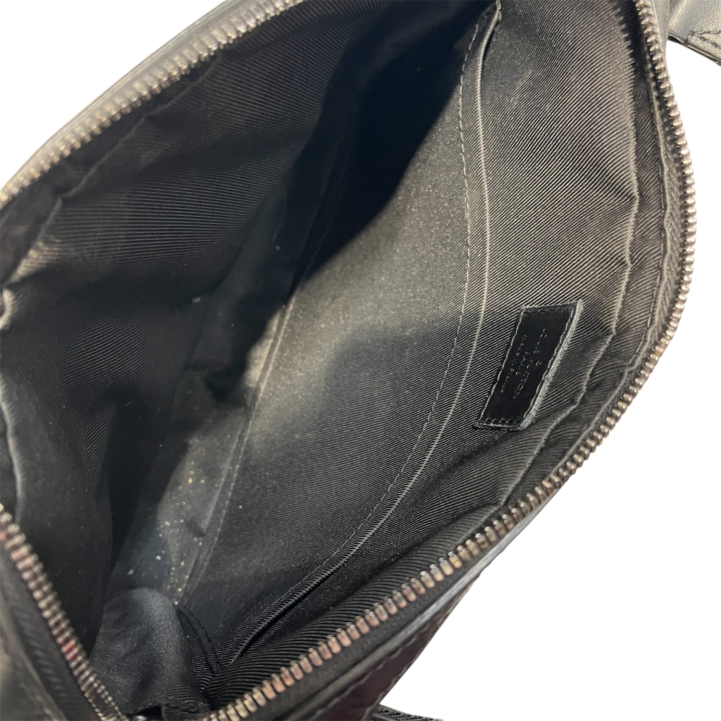 LOUIS VUITTON/Cross Body Bag/Monogram/Leather/BLK/Shadow Trio view 6
