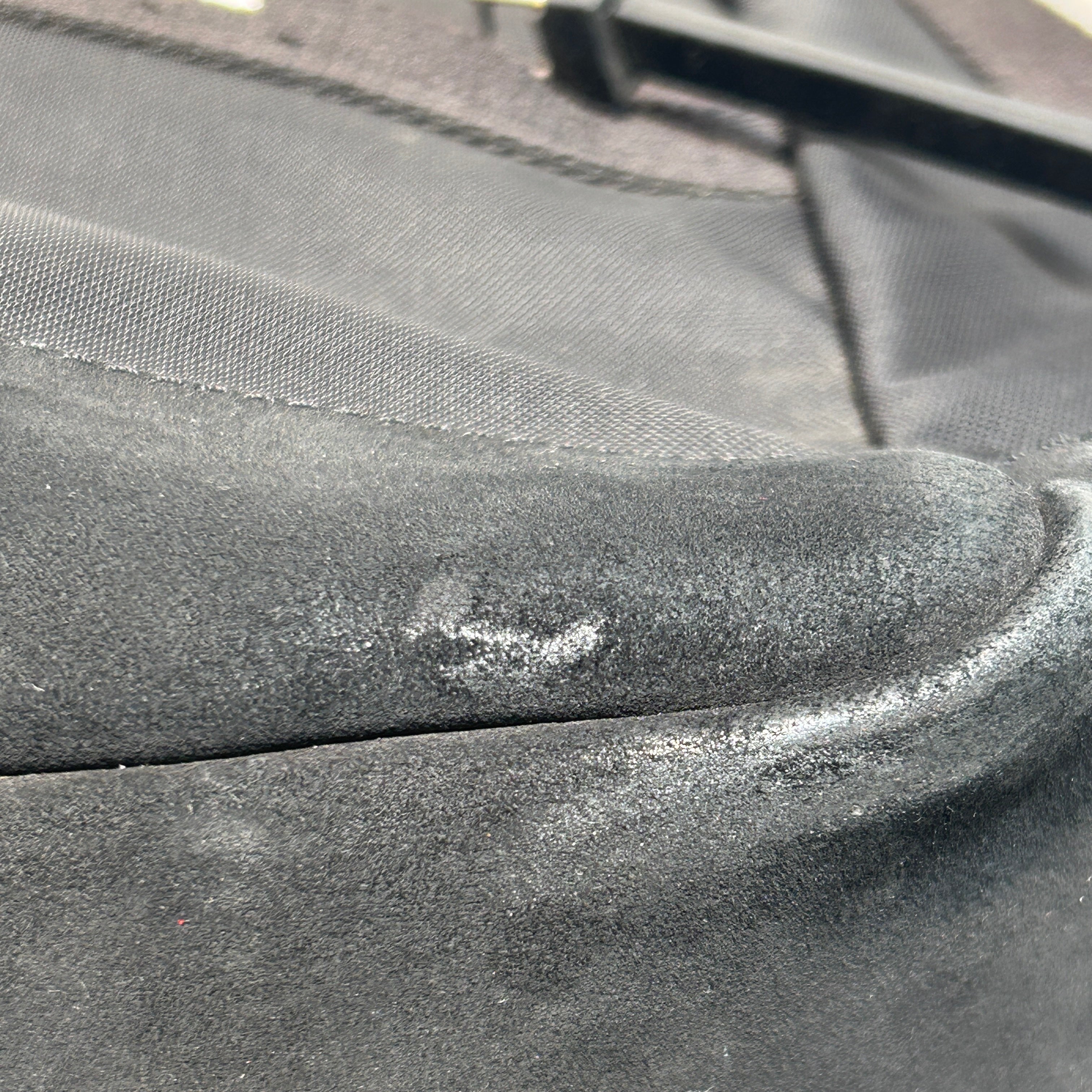 MONCLER/Backpack/Suede/BLK/Suede bottom, White Logo view 13