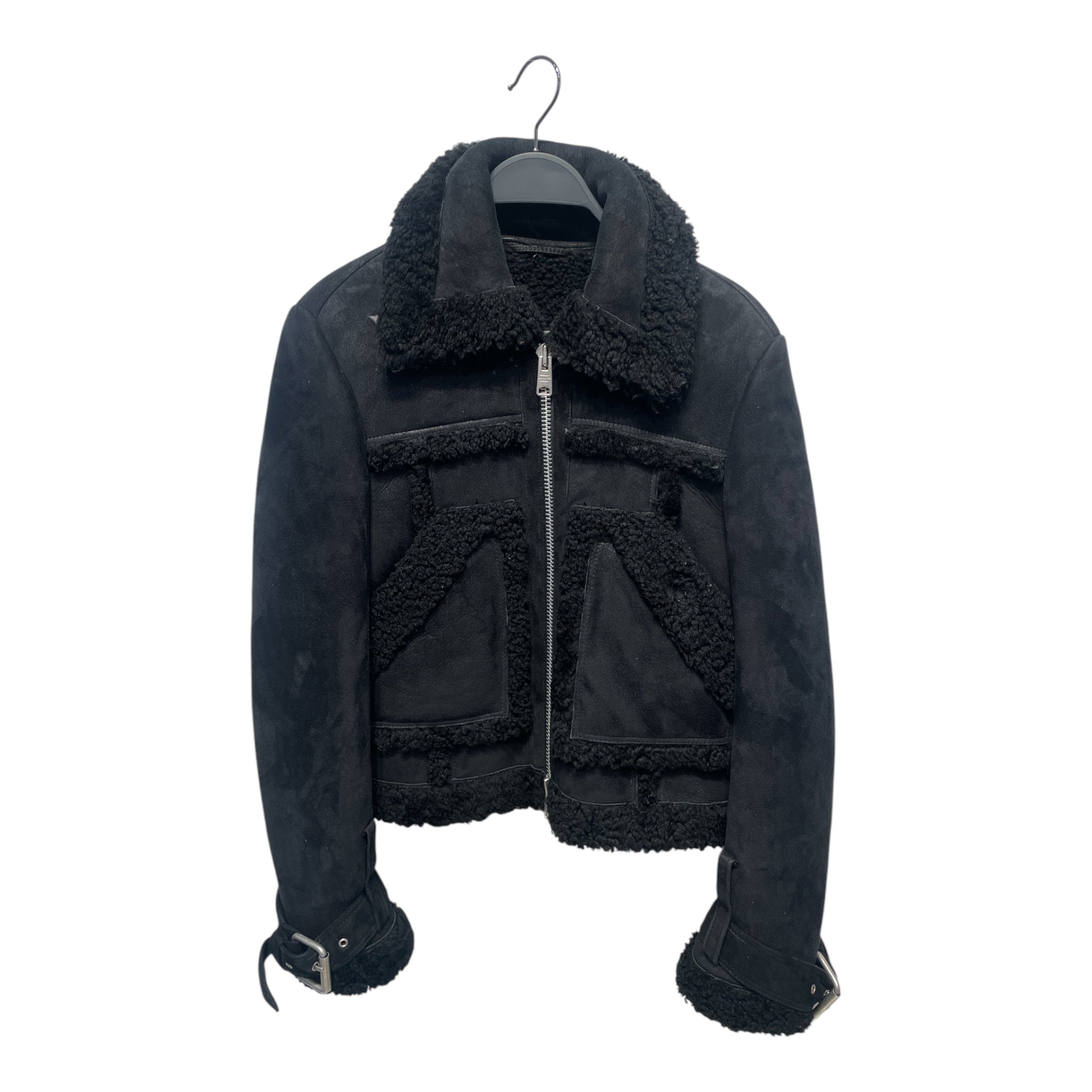 ALLSAINTS/Jacket/S/Sheepskin/BLK/ view 1