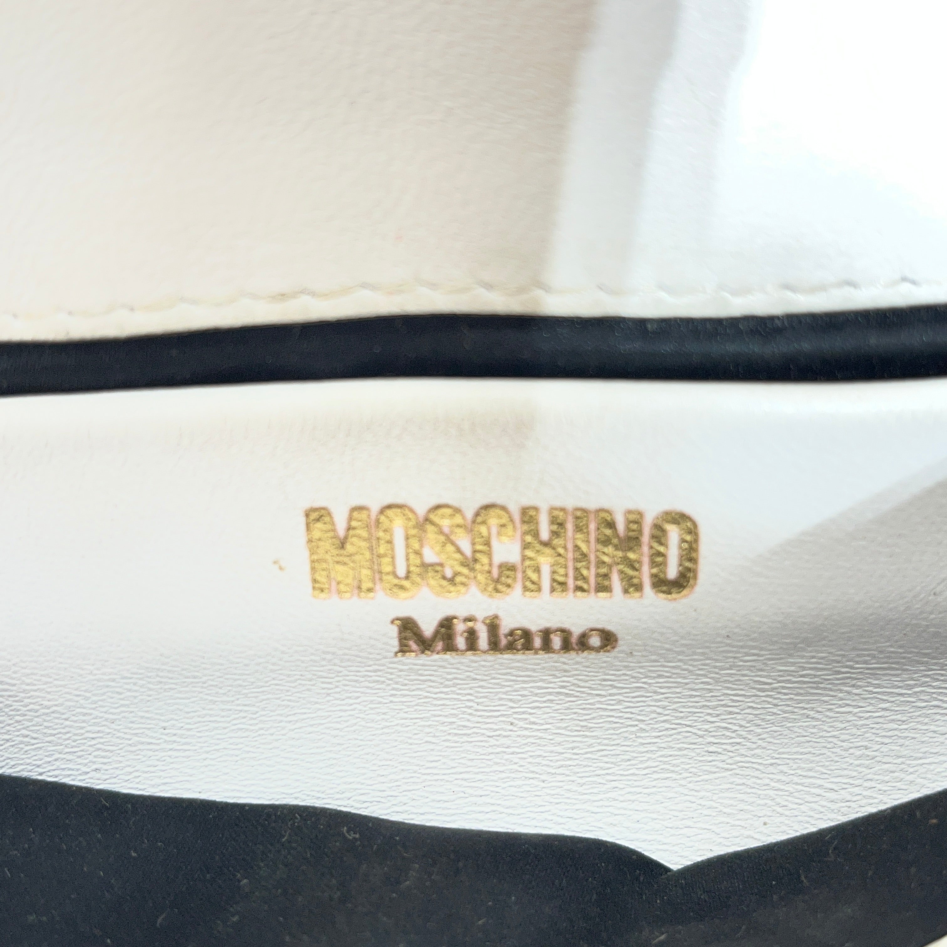 MOSCHINO/Cross Body Bag/Leather/SLV/moto jkt bag view 5