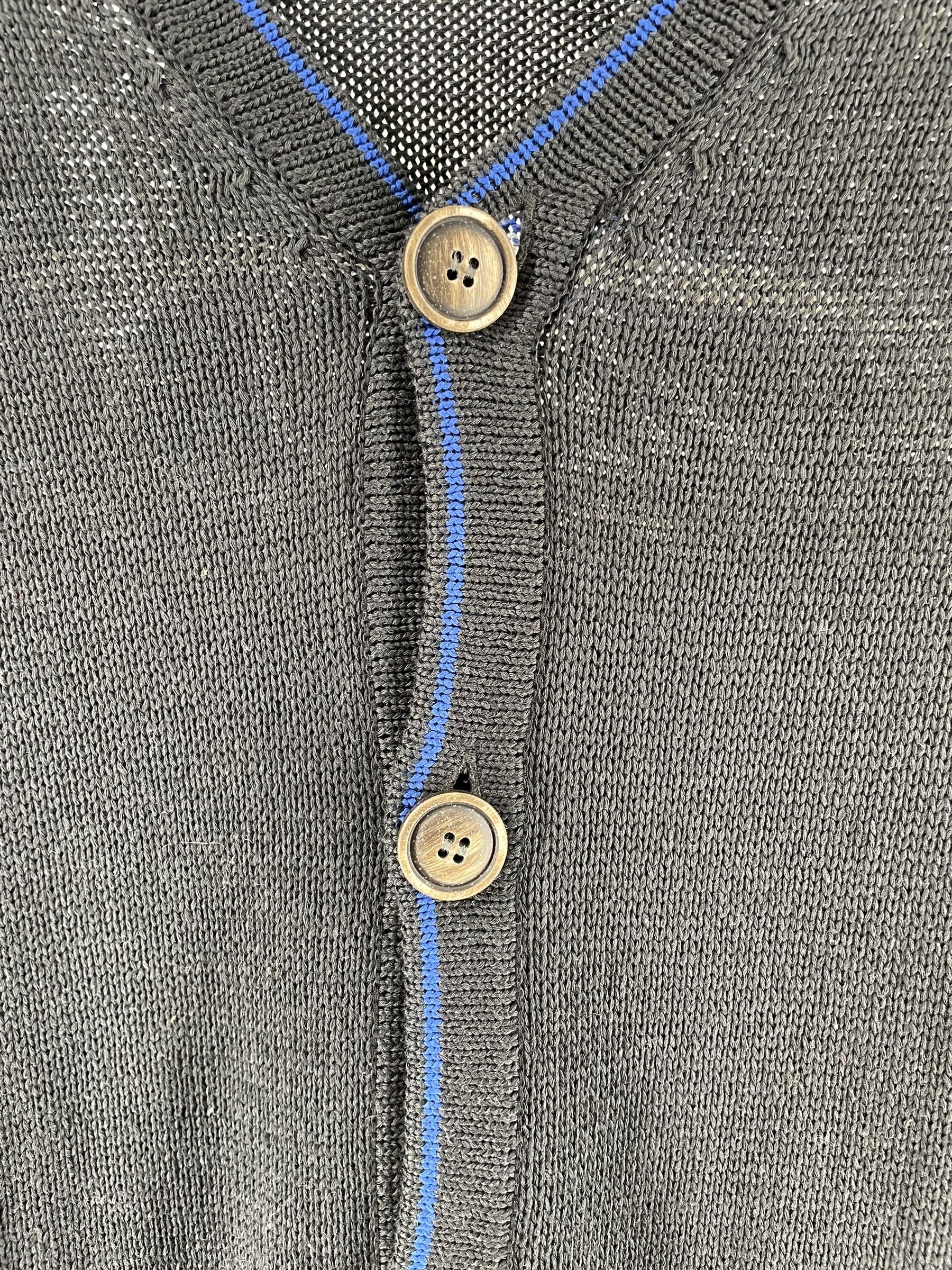 MIHARA YASUHIRO/Cardigan/L/Cotton/BLK/81523535 Distressed Cardigan view 7