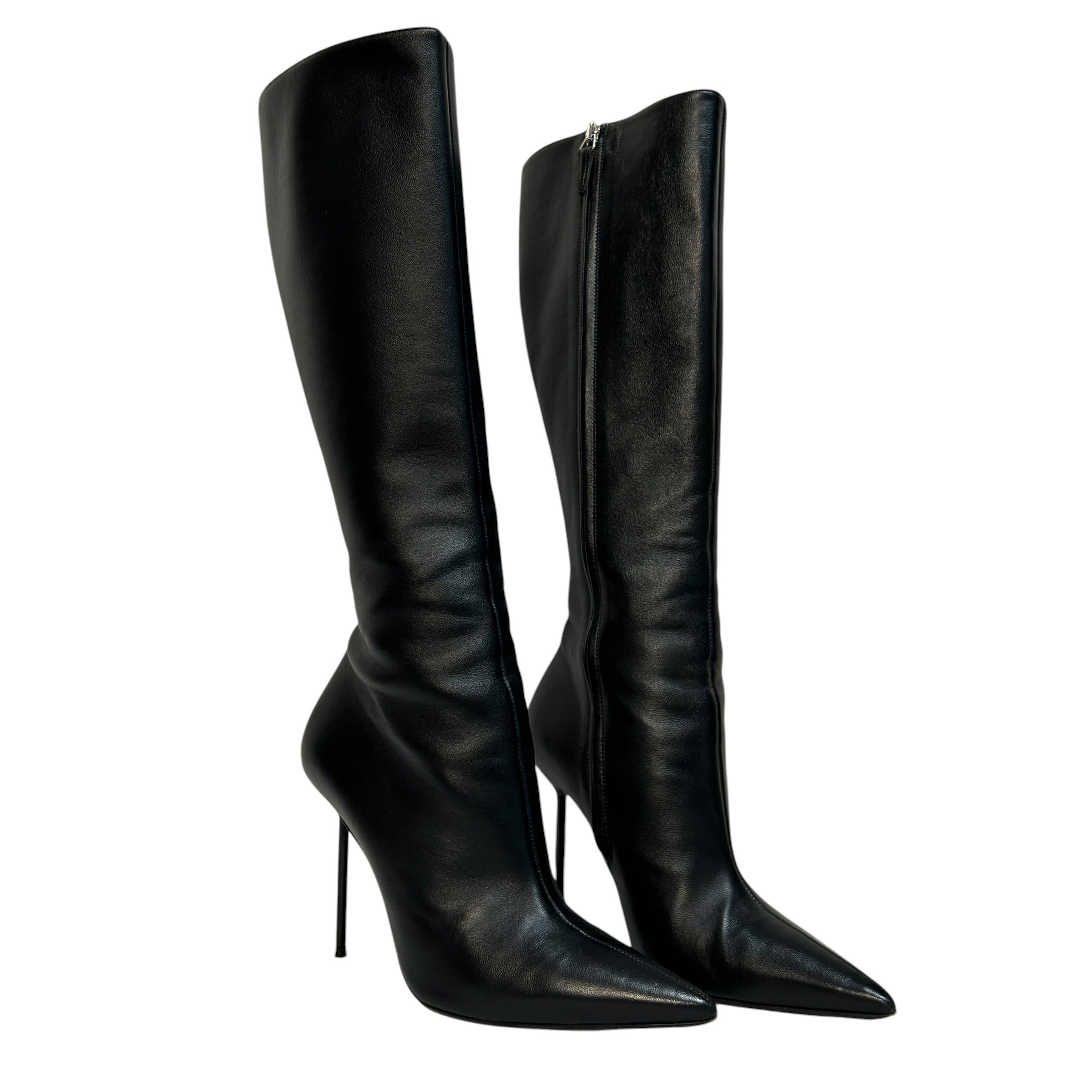 PARIS TEXAS/Boots/US 7/Leather/BLK/POINTY view 1