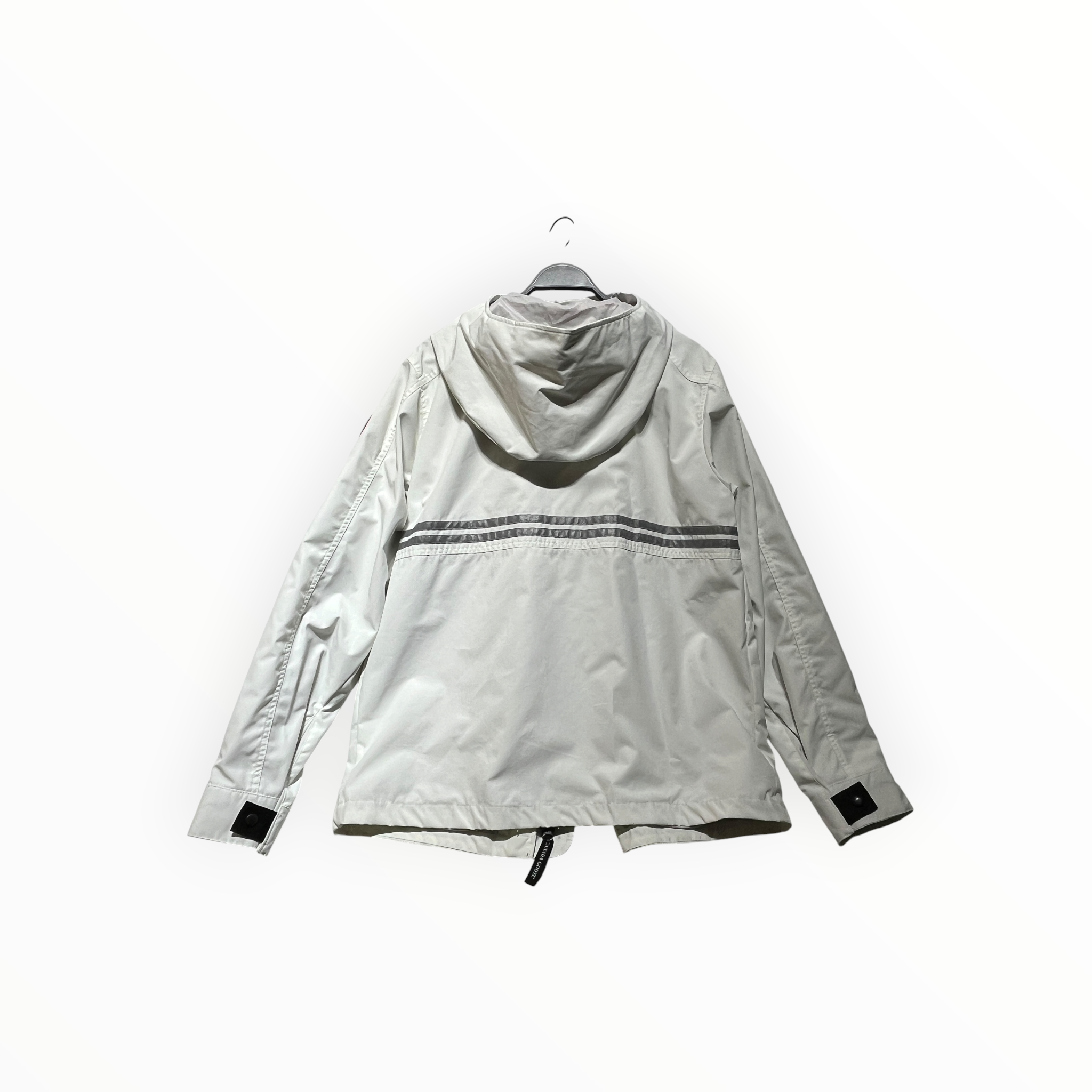 CANADA GOOSE/Mountain Parka/L/Nylon/WHT/BUTTON UP HIKING PARKA view 2