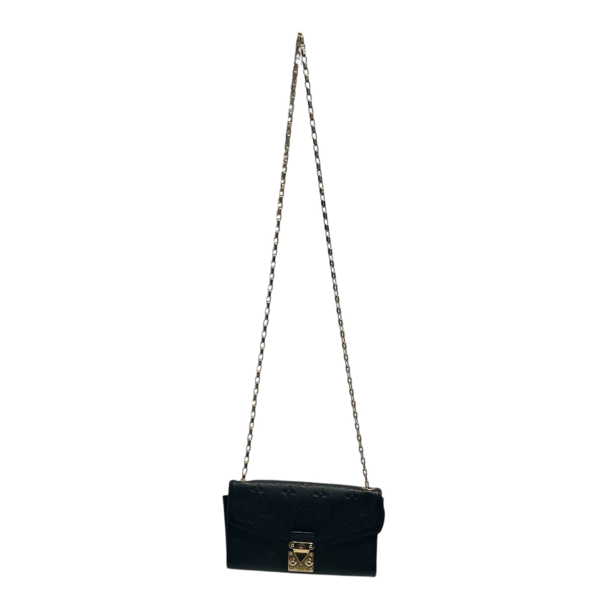 LOUIS VUITTON/Hand Bag/Monogram/Leather/BLK/TJ5114 view 1