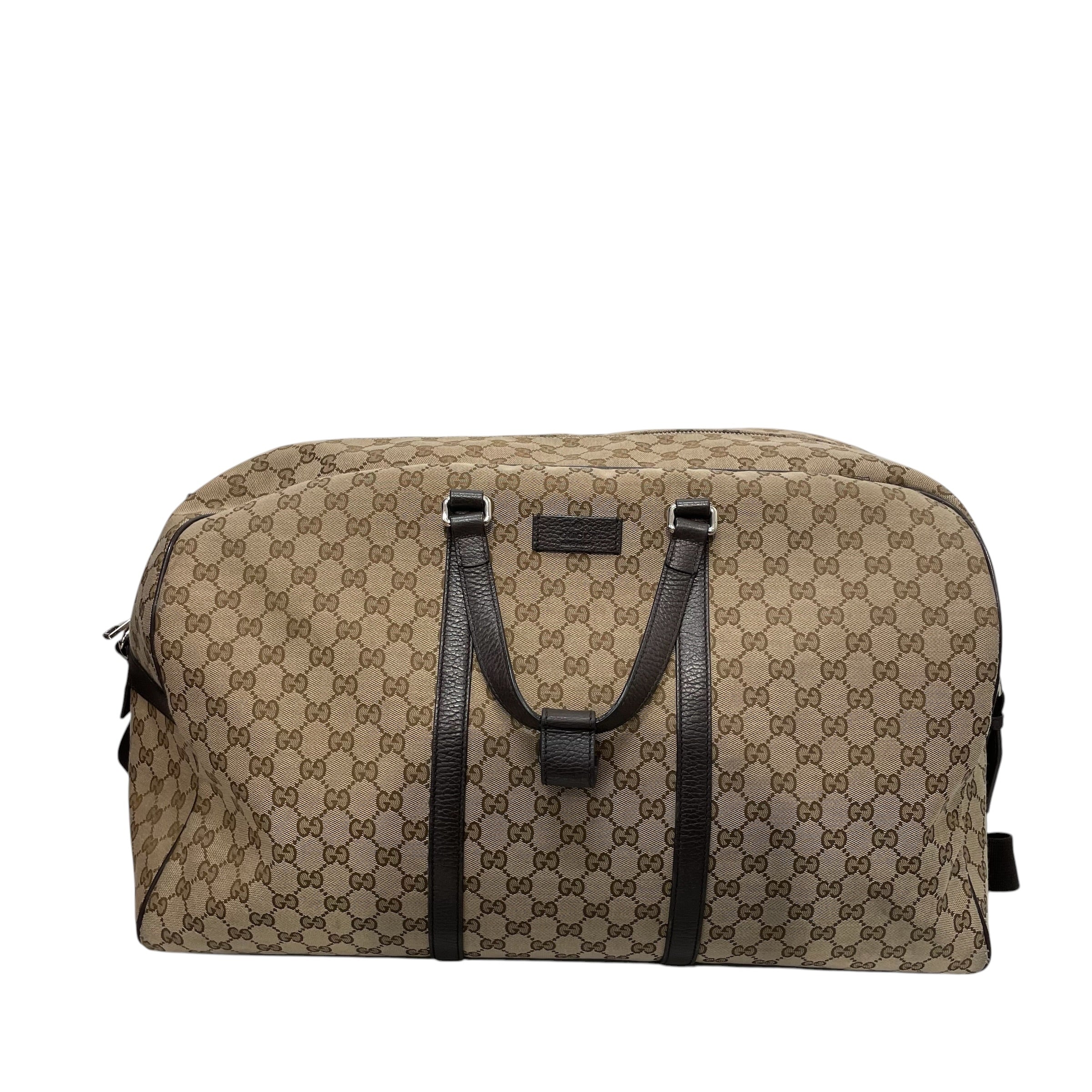 GUCCI/Boston Bag/Monogram/CRM/LARGE WEEKENDER BAG view 3