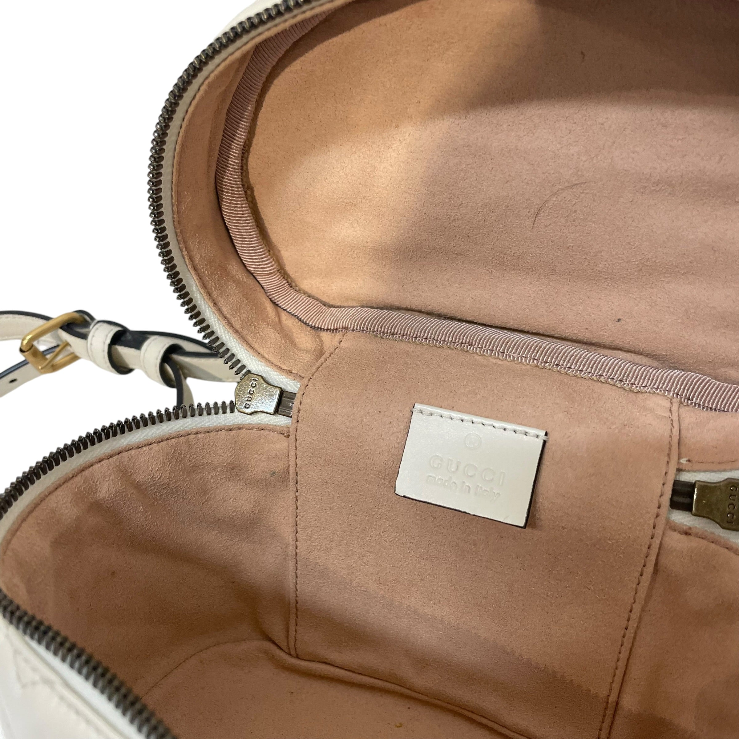 GUCCI/Backpack/Leather/WHT/GG Marmont Mini view 6