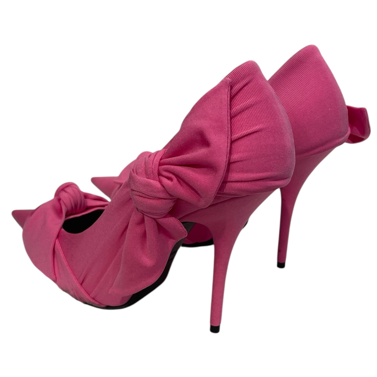 BALENCIAGA/Heels/EU 41/PNK/V-Tip/WRAP BOWTIE TOE / HEEL view 2