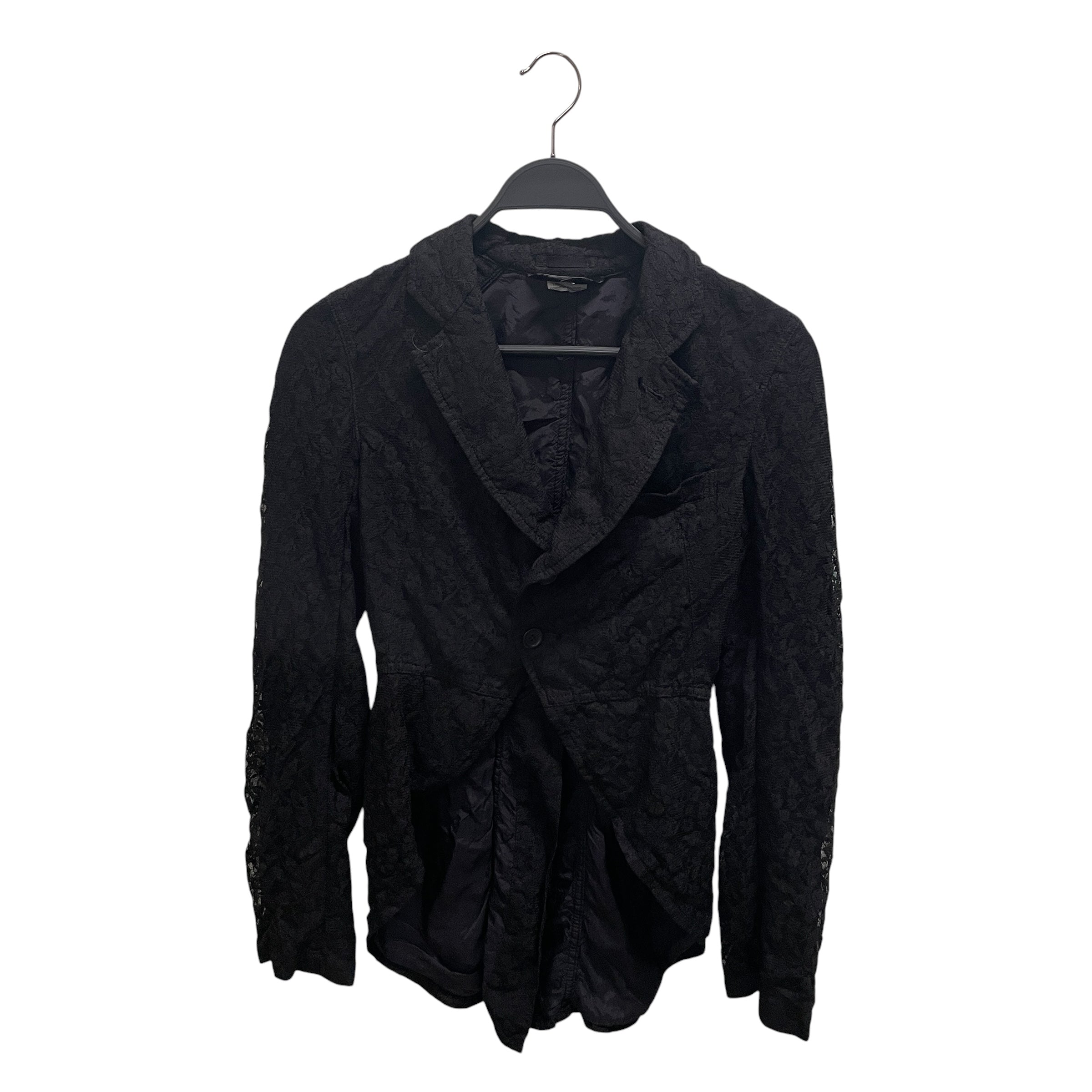 BLACK COMME des GARCONS/Tailored Jkt/LACE BLAZER/LONG TAIL view 1