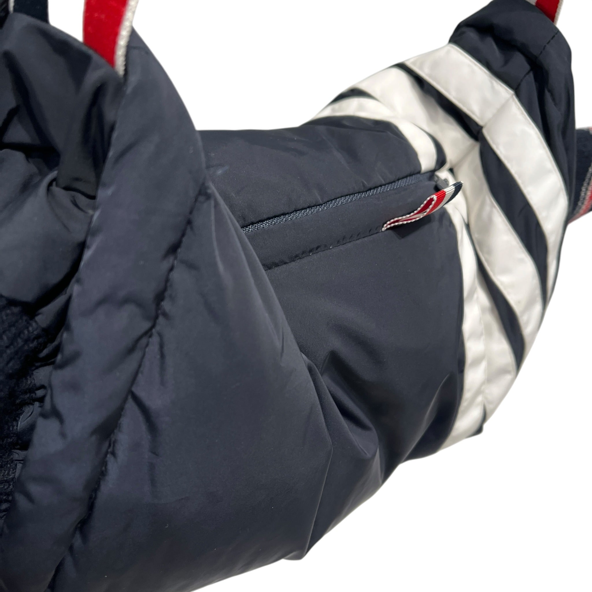 THOM BROWNE. NEW YORK/Cross Body Bag/Stripe/Nylon/NVY/SILVER HARDWARE view 9