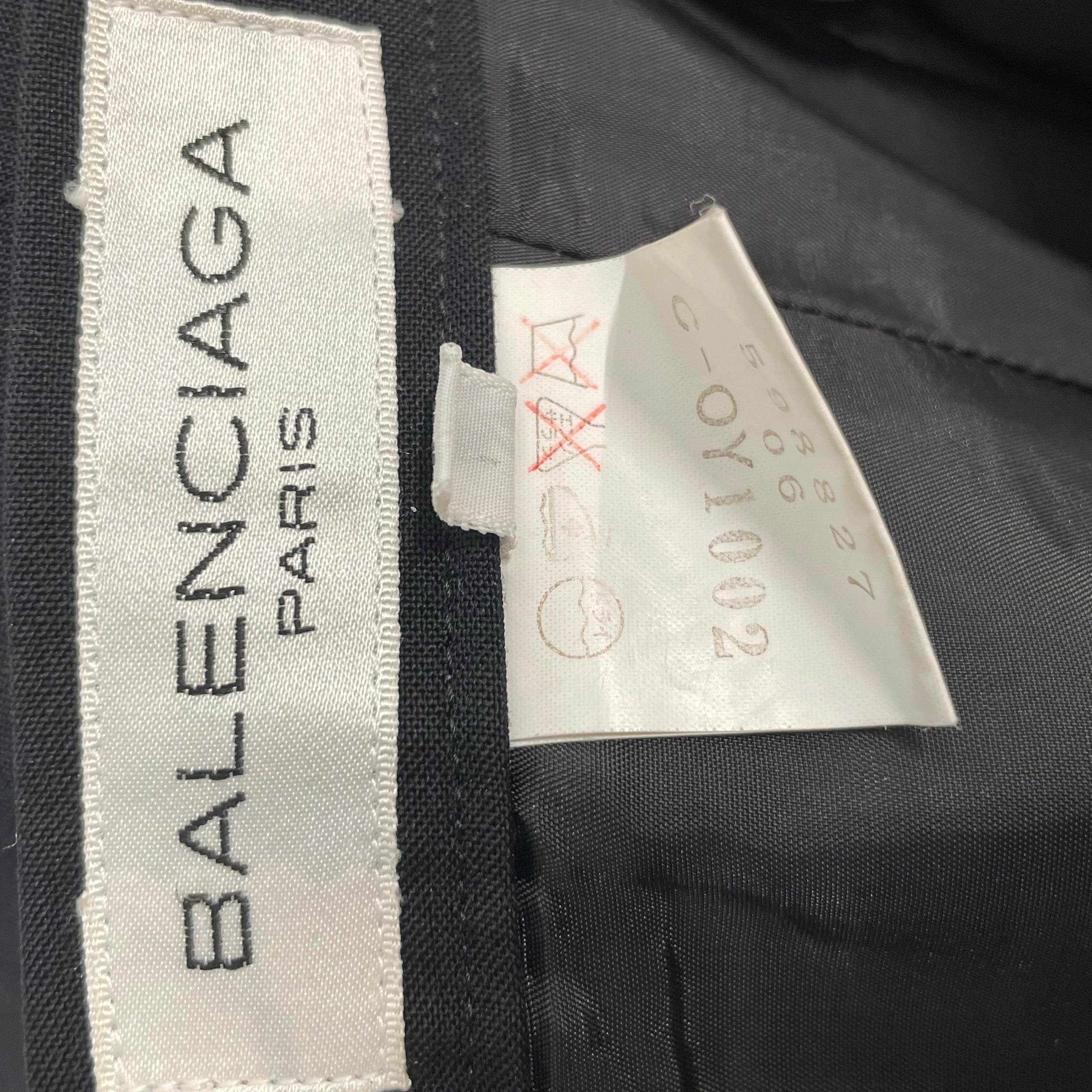 BALENCIAGA/Long Skirt/11/Cotton/BLK/BLACK MIDI SKIRT view 3