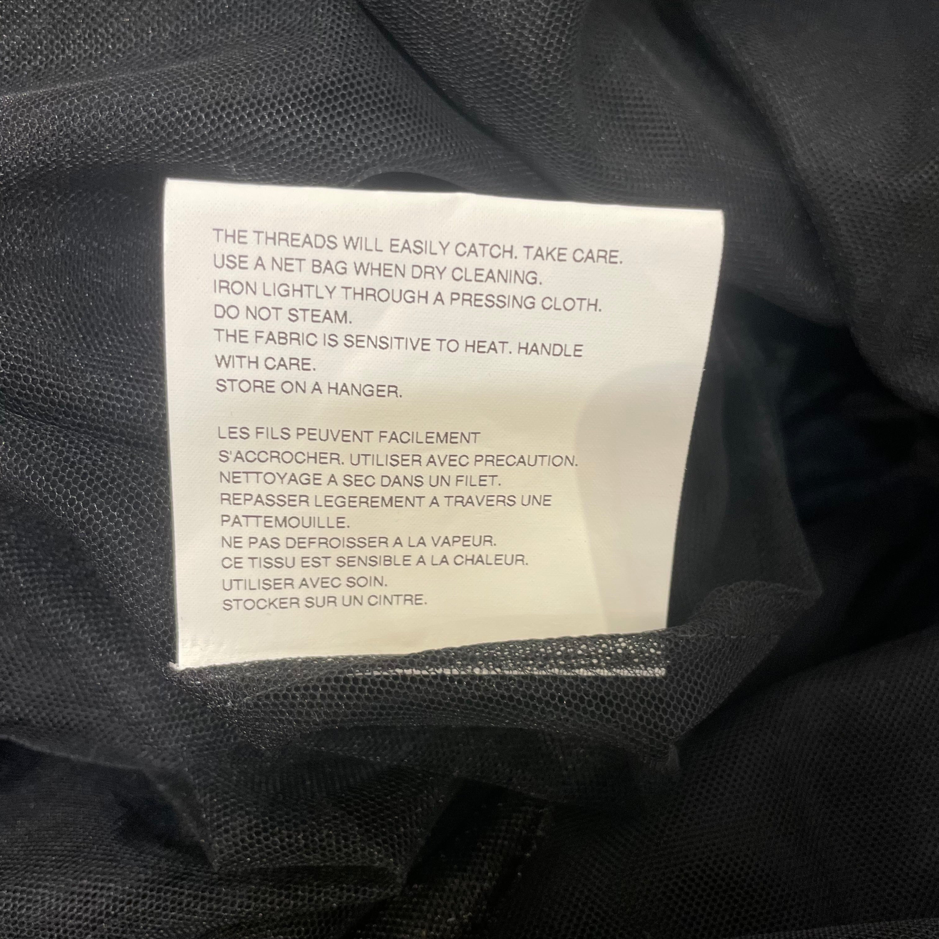 noir kei ninomiya/3|4S Dress/S/Polyester/BLK/3B-O006-051-1-2 view 6