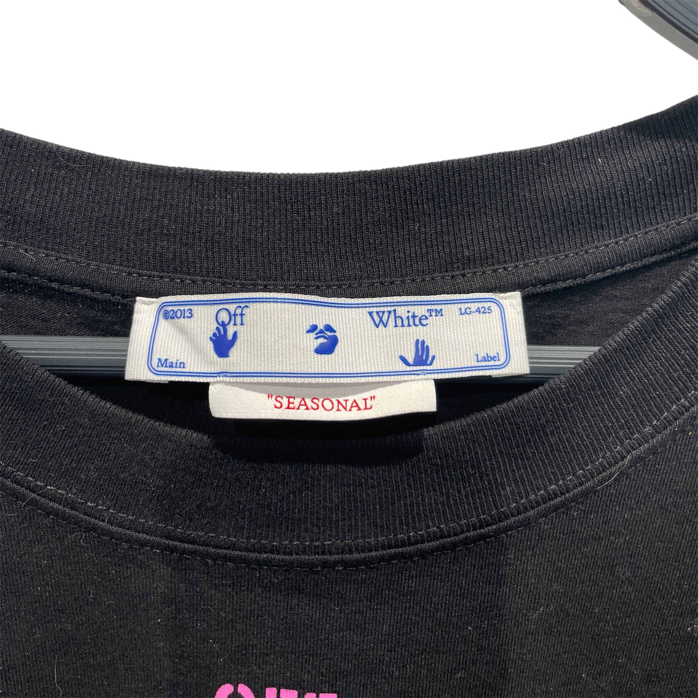 OFF-WHITE/T-Shirt/XXXL/Cotton/BLK/Graphic/2023 CARAVAGIO view 3