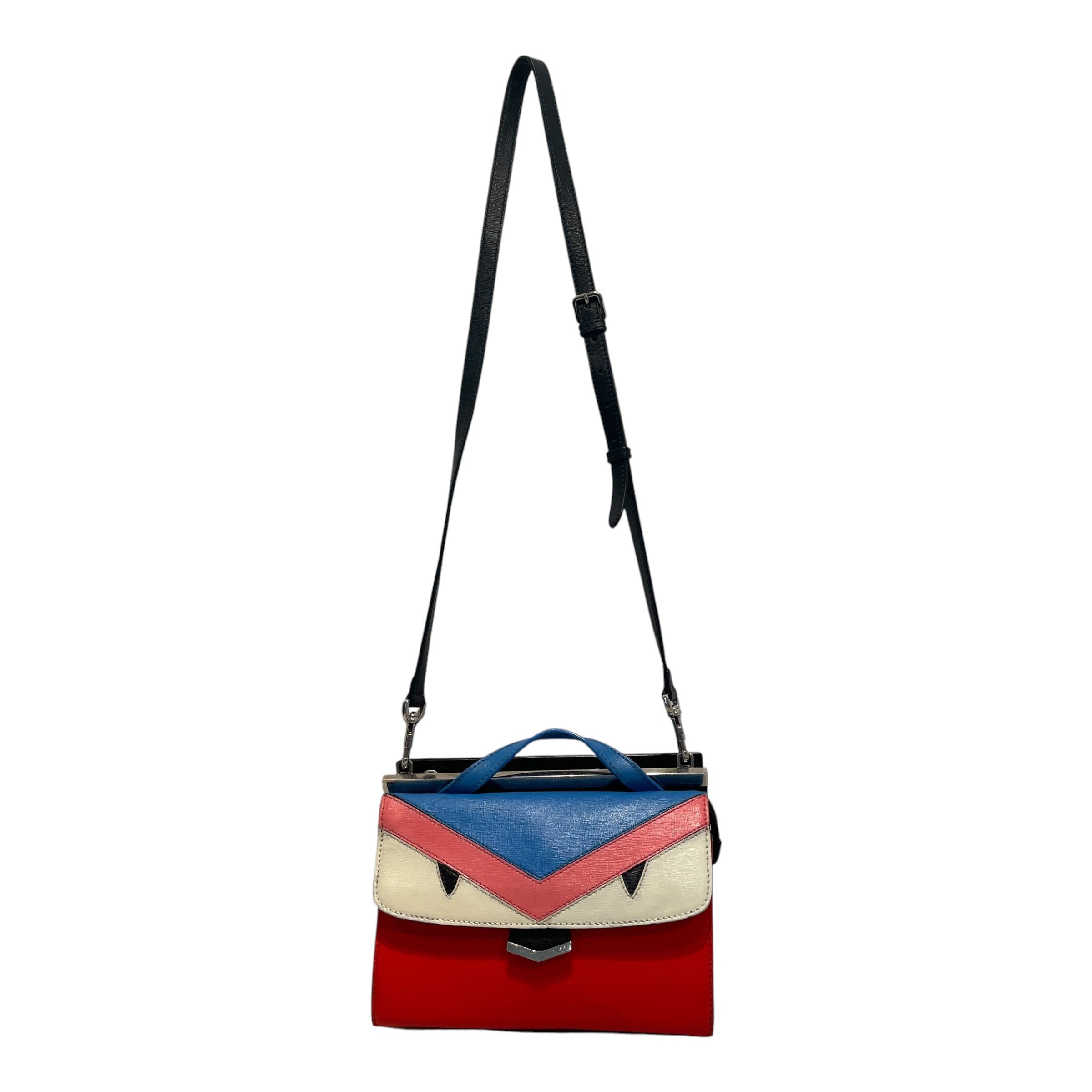 FENDI/Hand Bag/Leather/RED/Monster Demi Jour Bag view 1