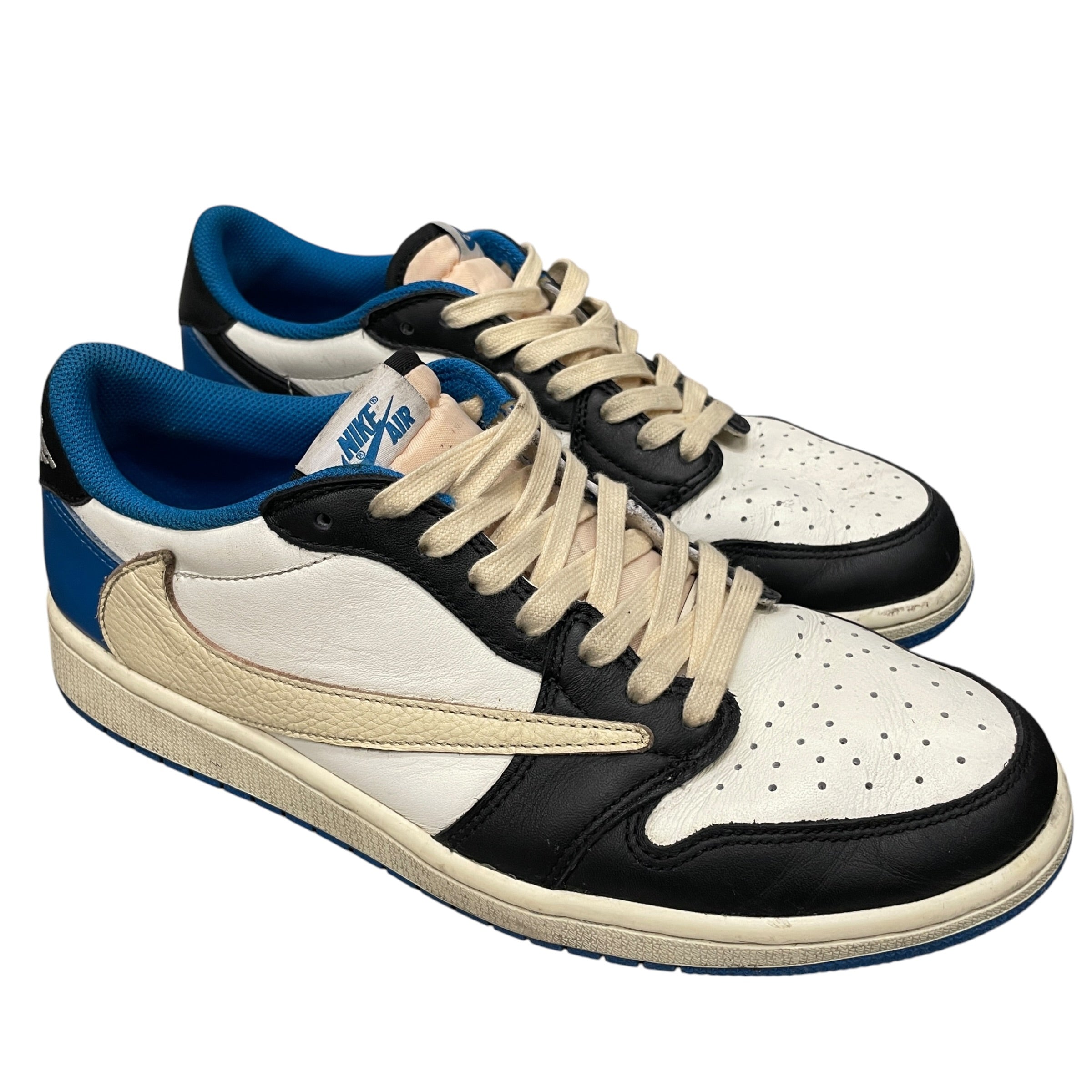 JORDAN BRAND/CACTUS JACK/Low-Sneakers/US 10.5/Leather/WHT/JORDAN 1 LOW/TRAVIS SCOTT view 1
