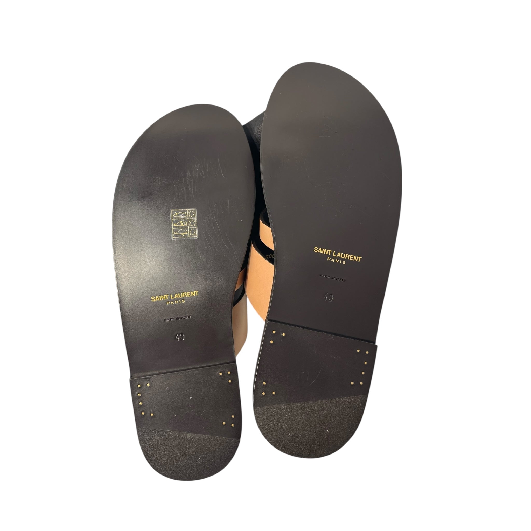 SAINT LAURENT/Sandals/EU 43/Leather/BEG/ view 6
