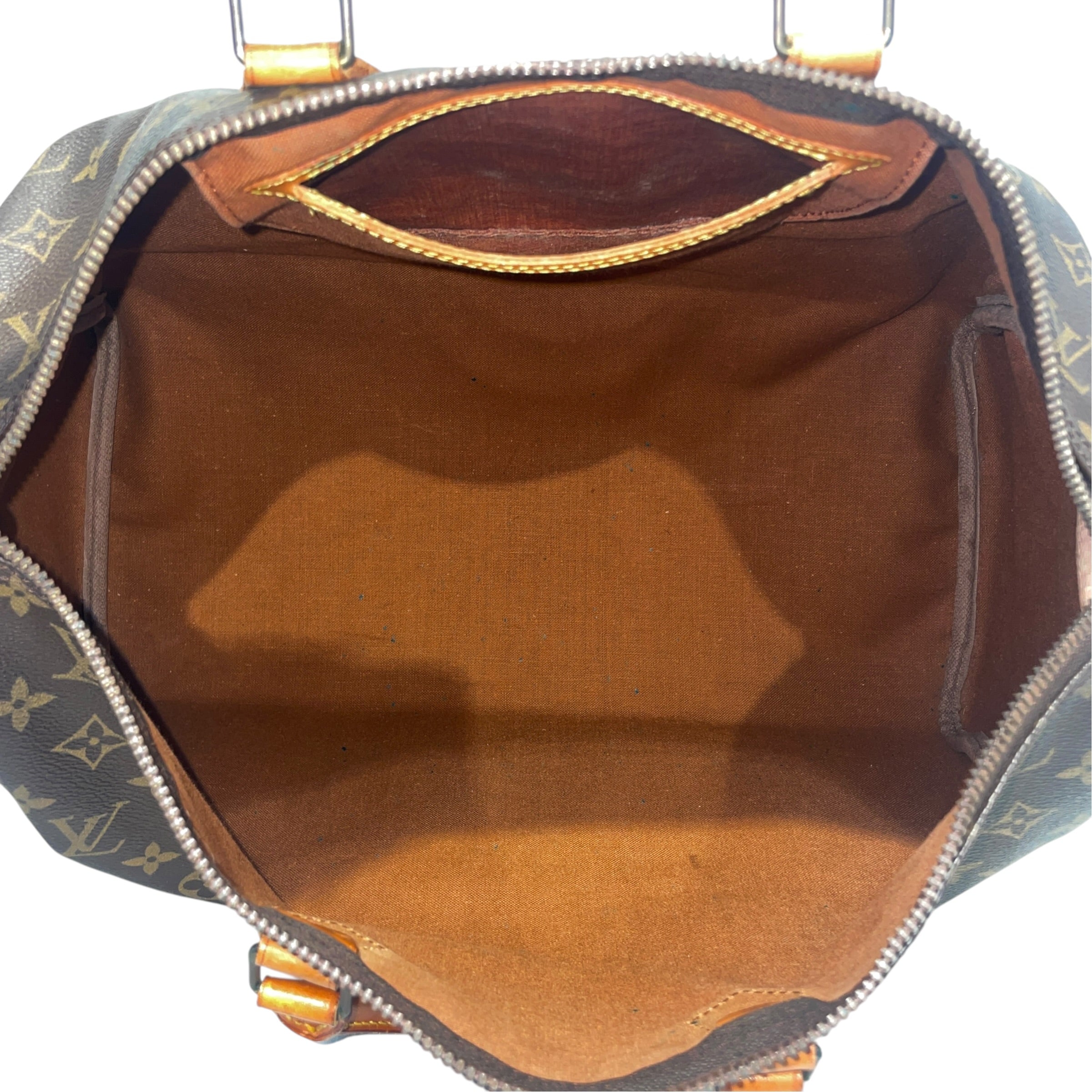 LOUIS VUITTON/Boston Bag/Monogram/Leather/BRW/Monogram Speedy 40 Bag view 4