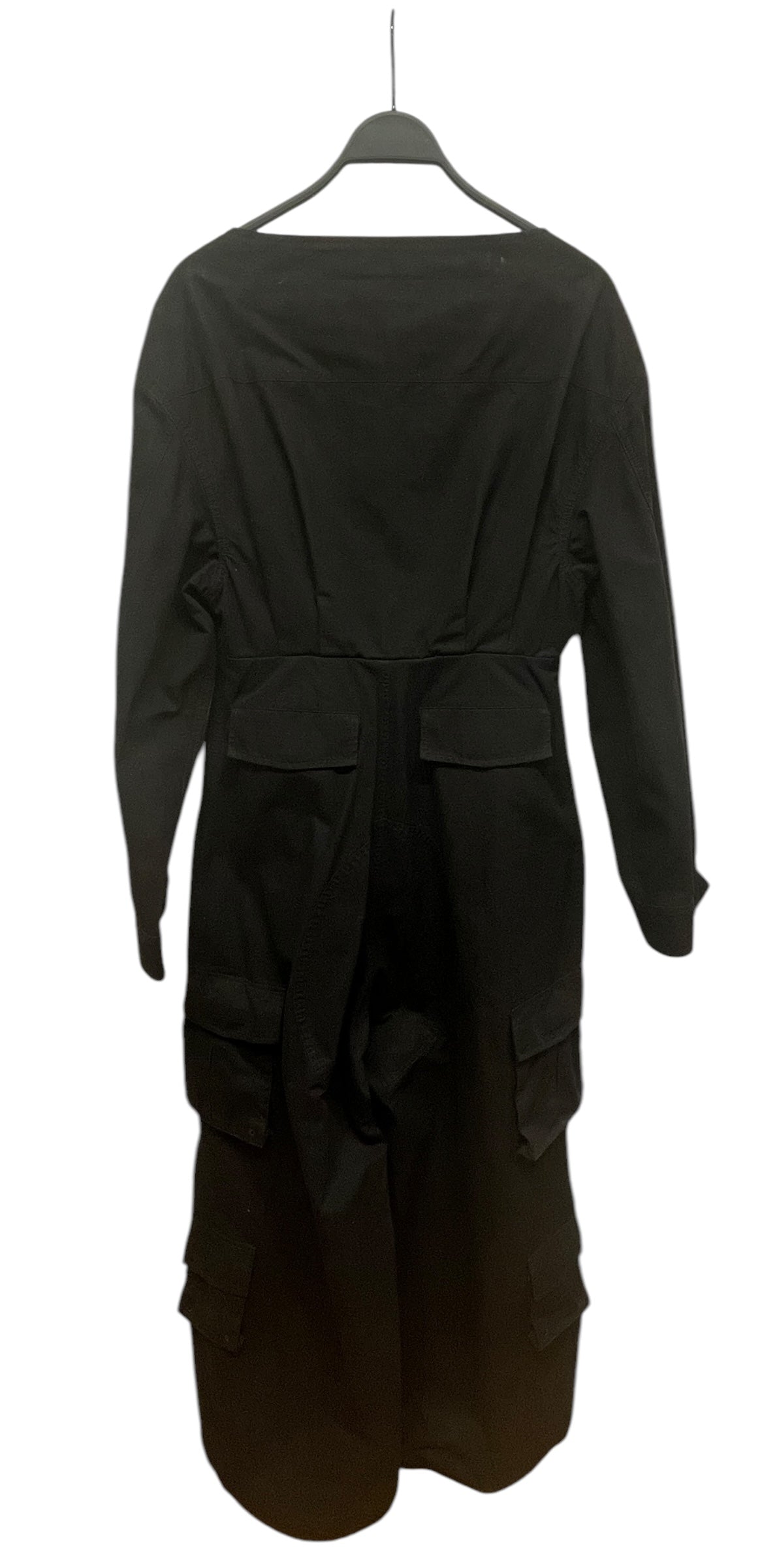 BALENCIAGA/Coverall/36/Cotton/BLK/jumpsuit view 2